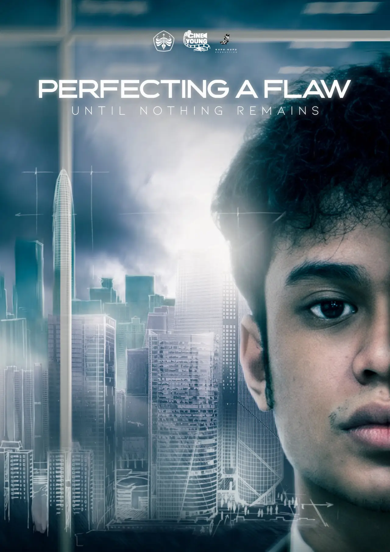 Plakat filmowy "Perfecting A Flaw Until Nothing Remains"