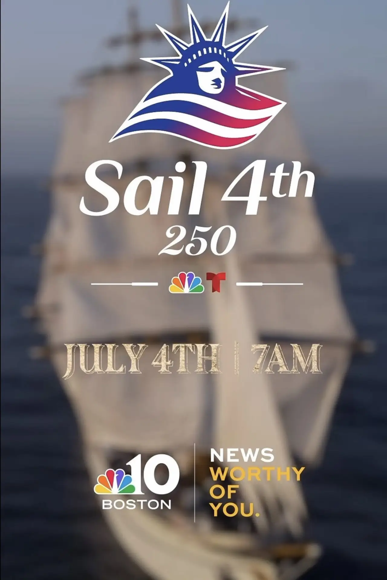 Plakat filmowy "Sail 4th 250"