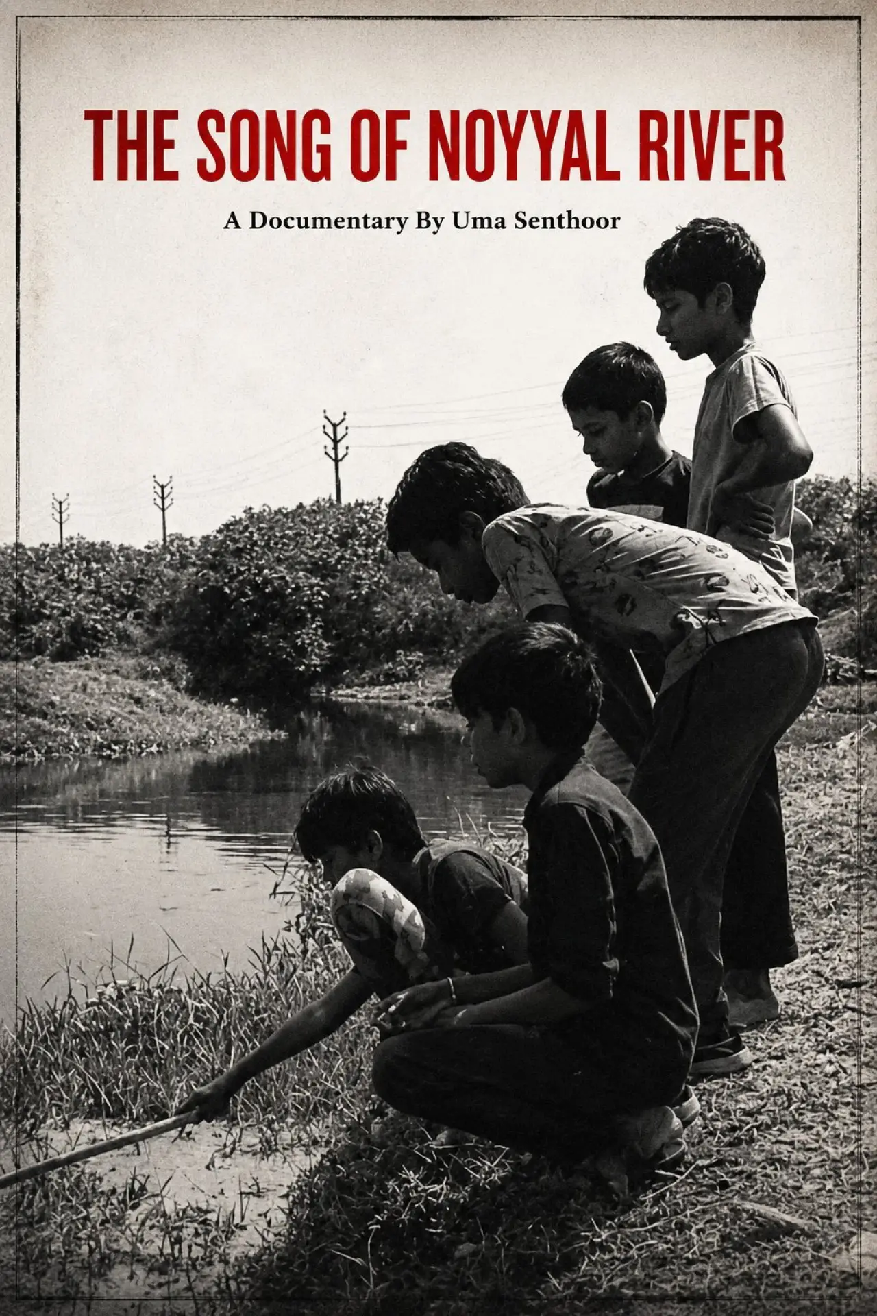 Plakat filmowy "The Song of Noyyal River"