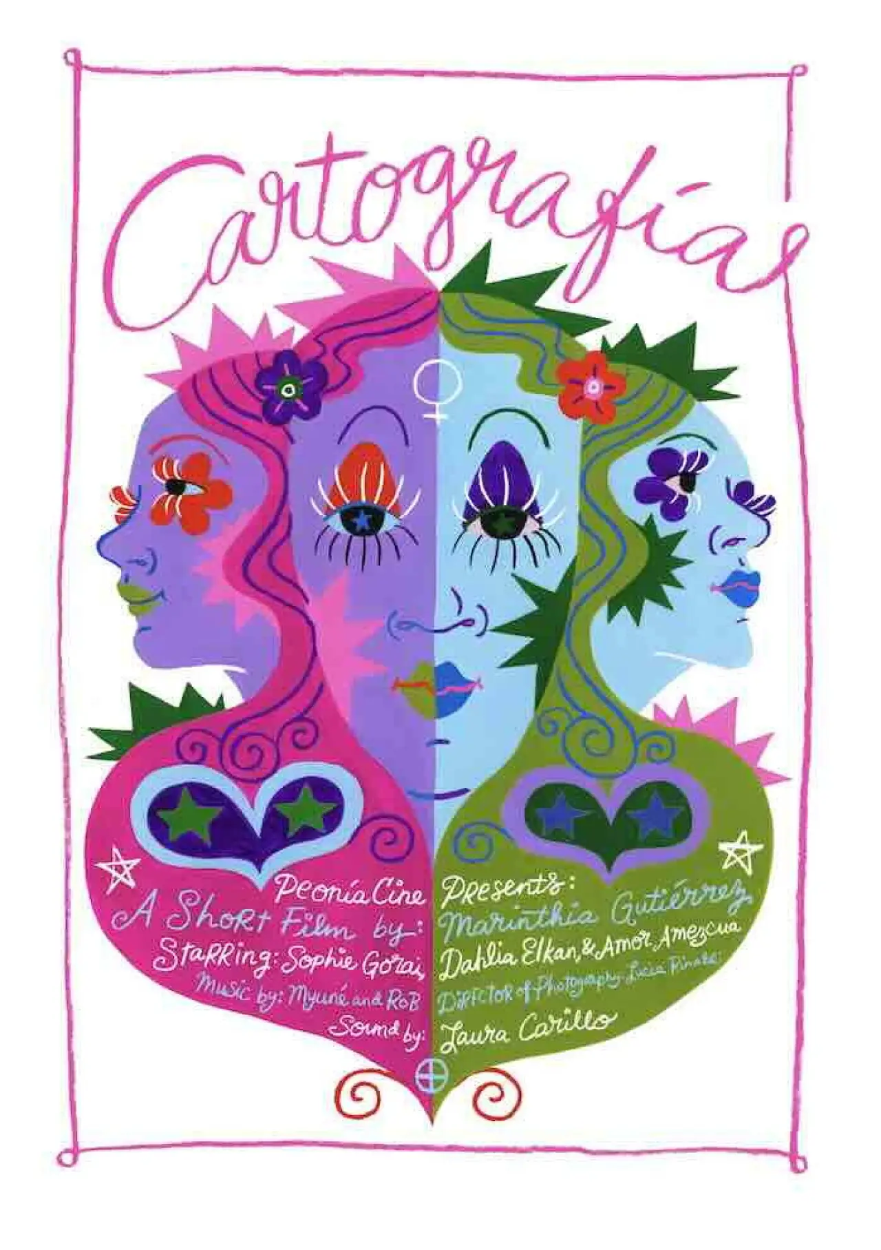 Plakat filmowy "Cartografía"