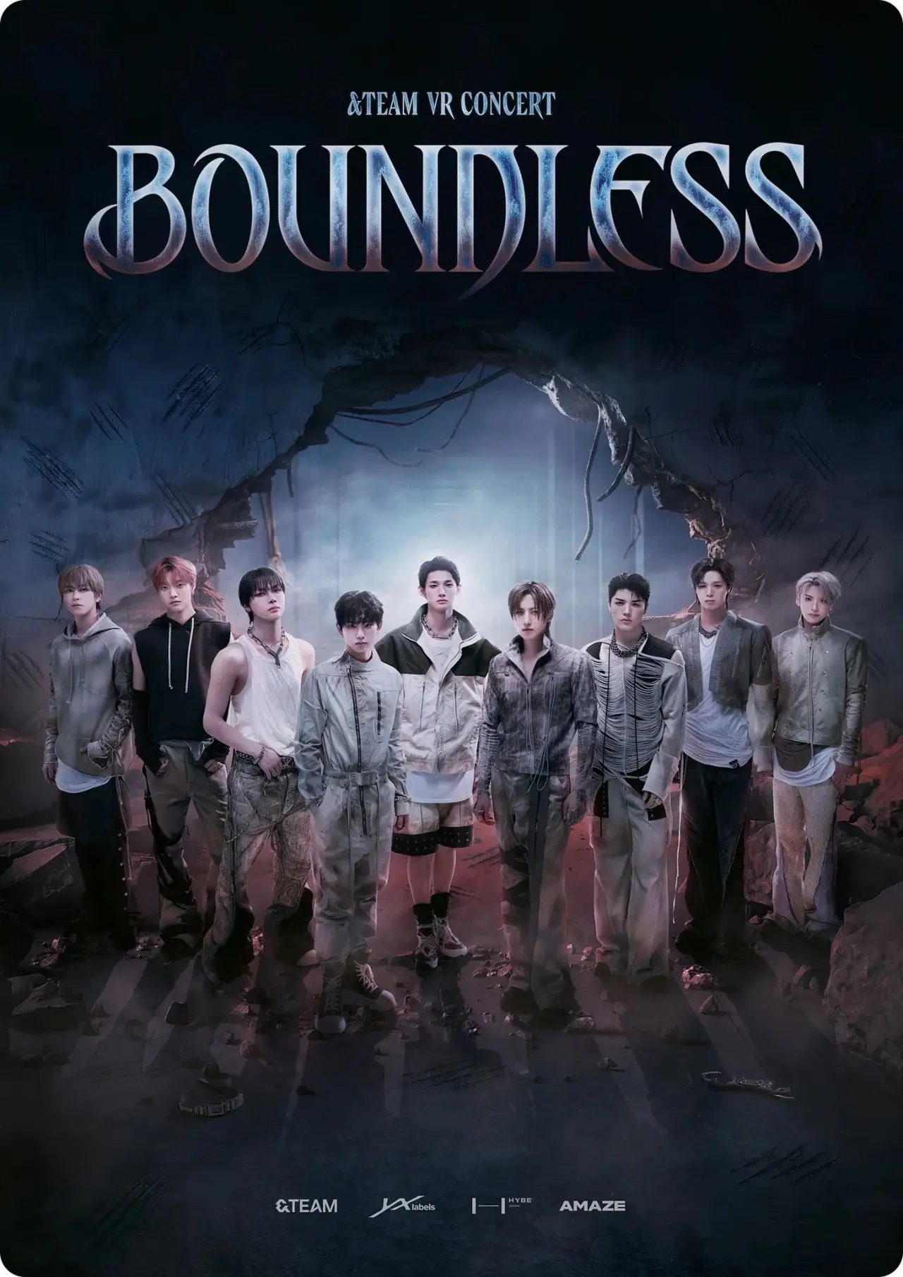 Plakat filmowy "&TEAM VR CONCERT : BOUNDLESS"