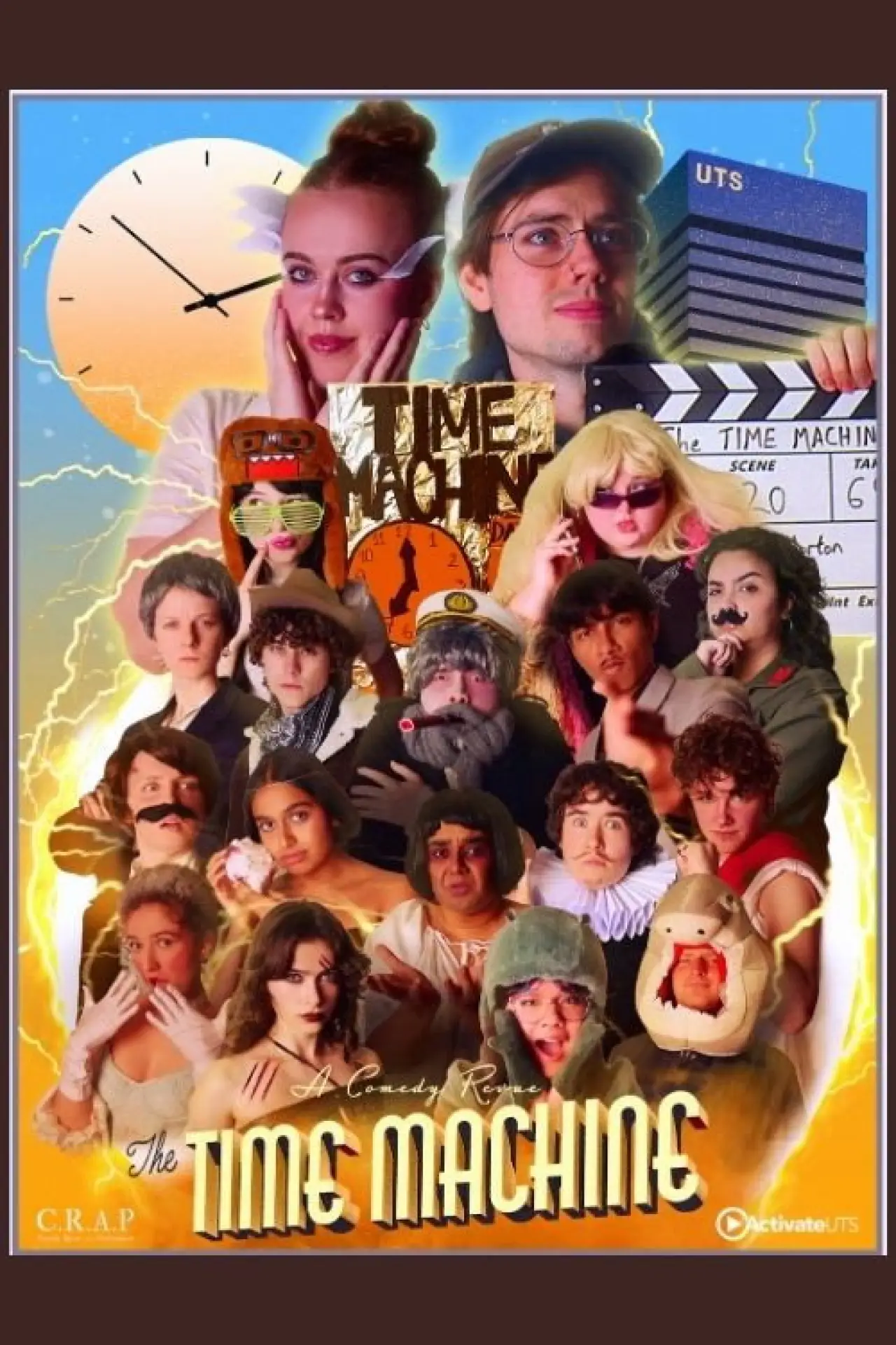Plakat filmowy "The Time Machine: A UTS Revue"