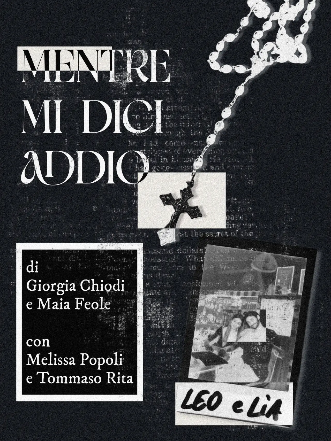 Plakat filmowy "Mentre mi dici addio"