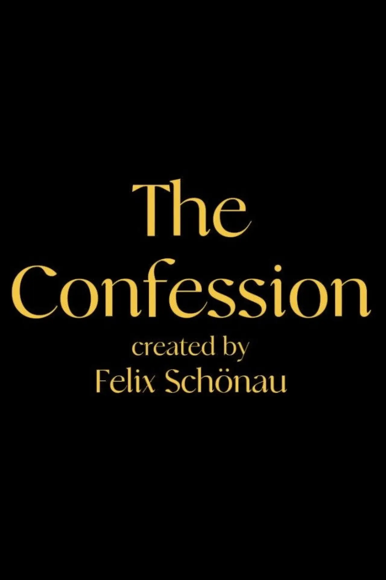 Plakat filmowy "The Confession"