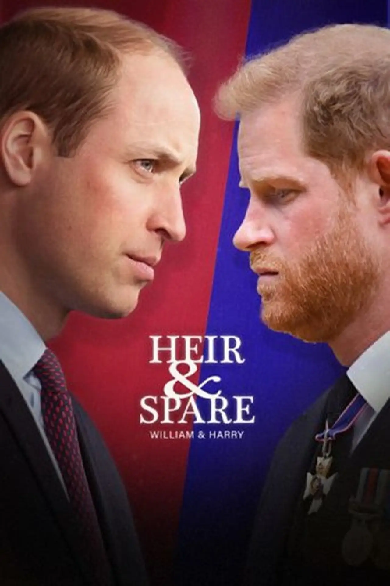 Plakat filmowy "Heir & Spare: William & Harry"
