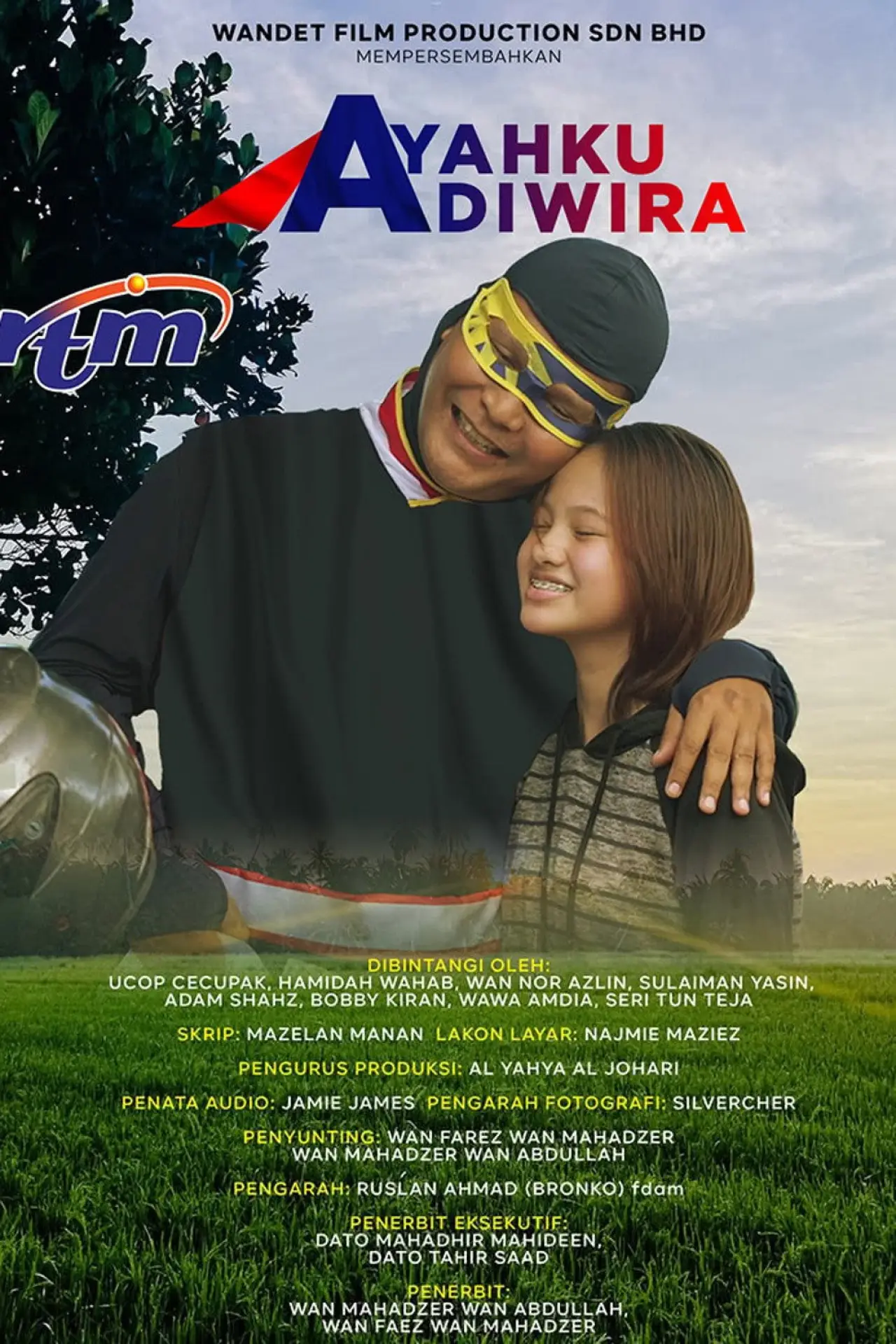 Plakat filmowy "Ayahku Adiwira"