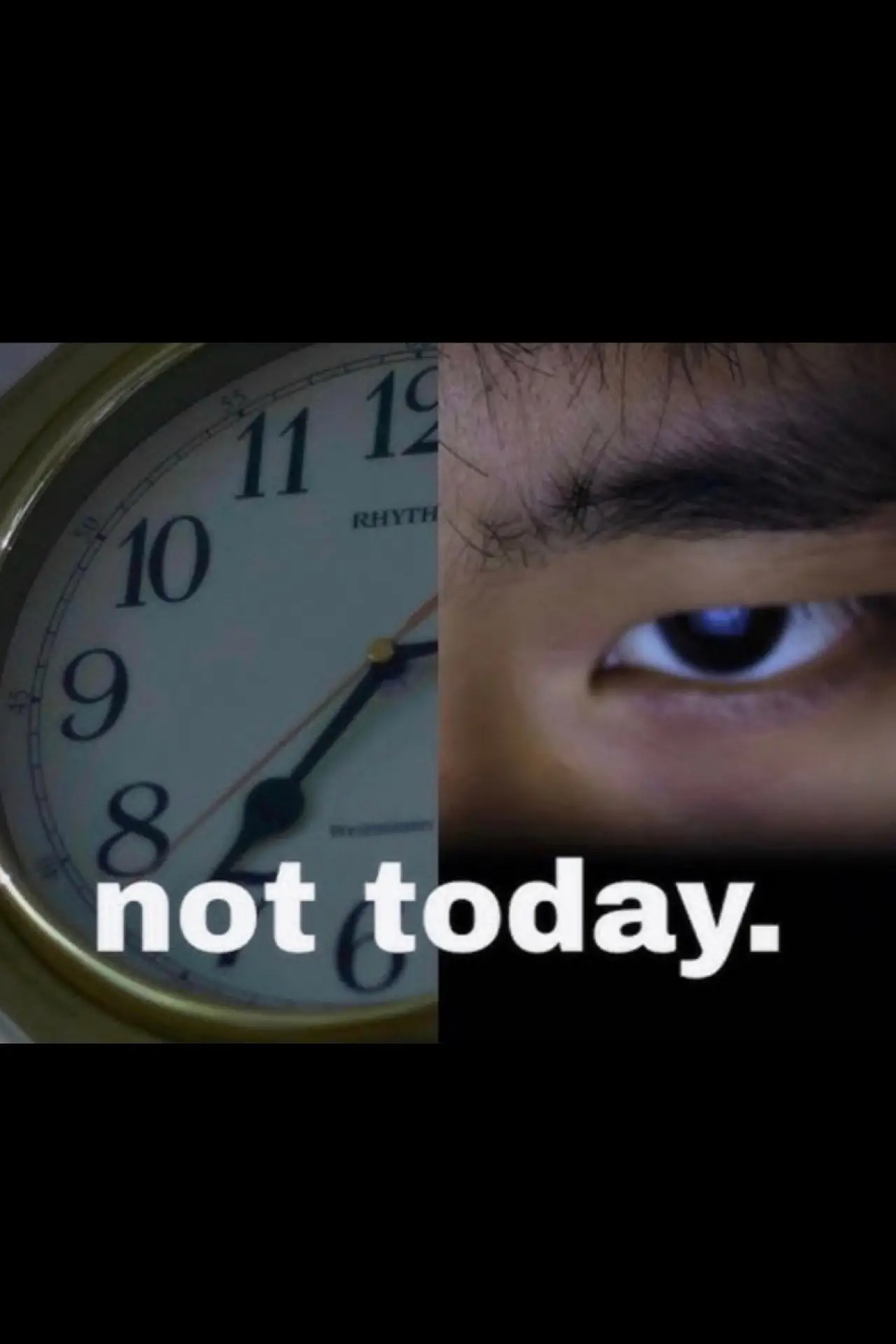 Plakat filmowy "Not today"
