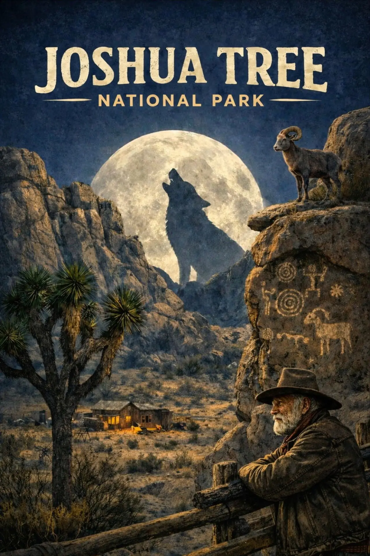 Plakat filmowy "Joshua Tree National Park Documentary"