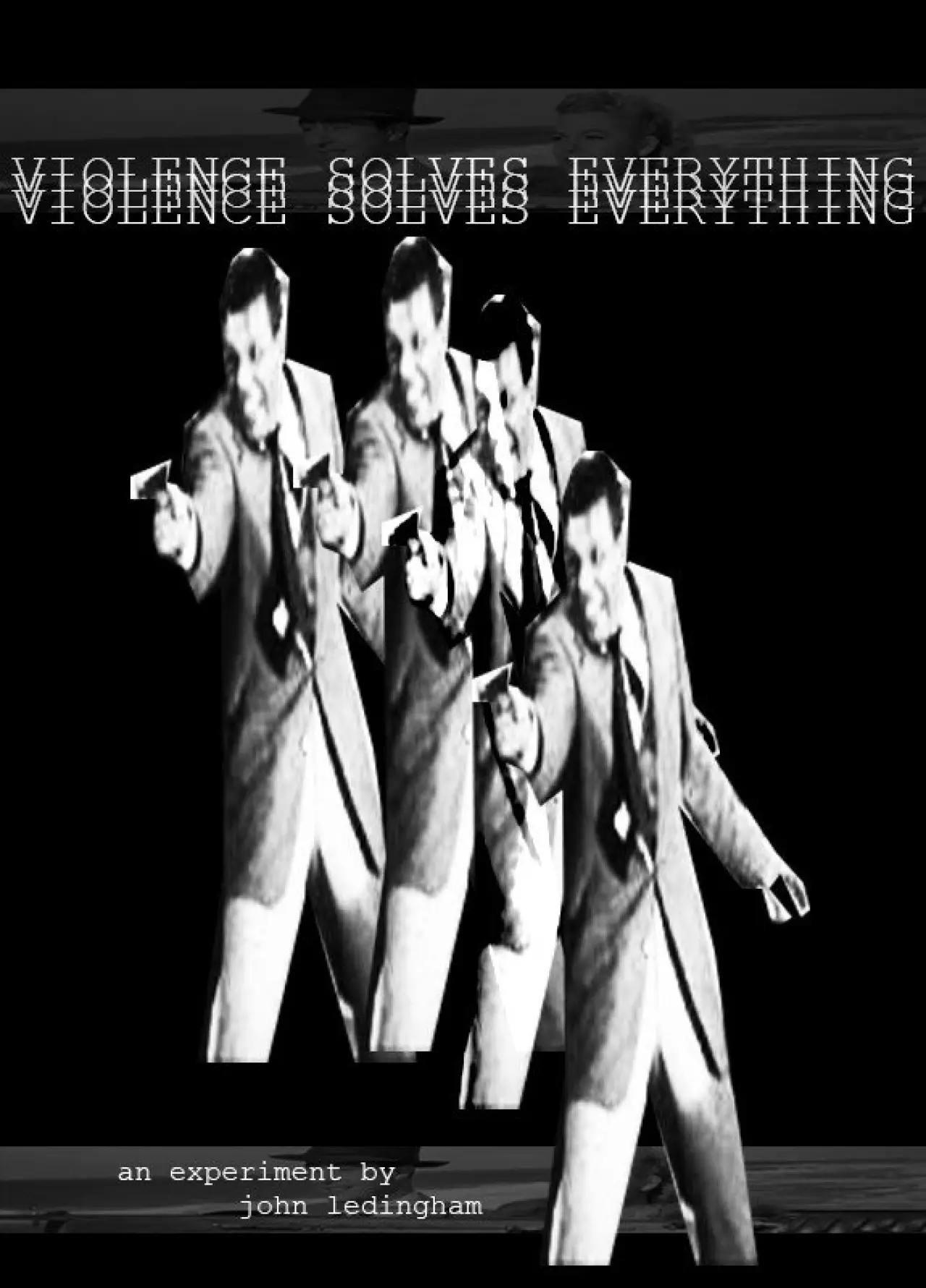 Plakat filmowy "Violence Solves Everything"