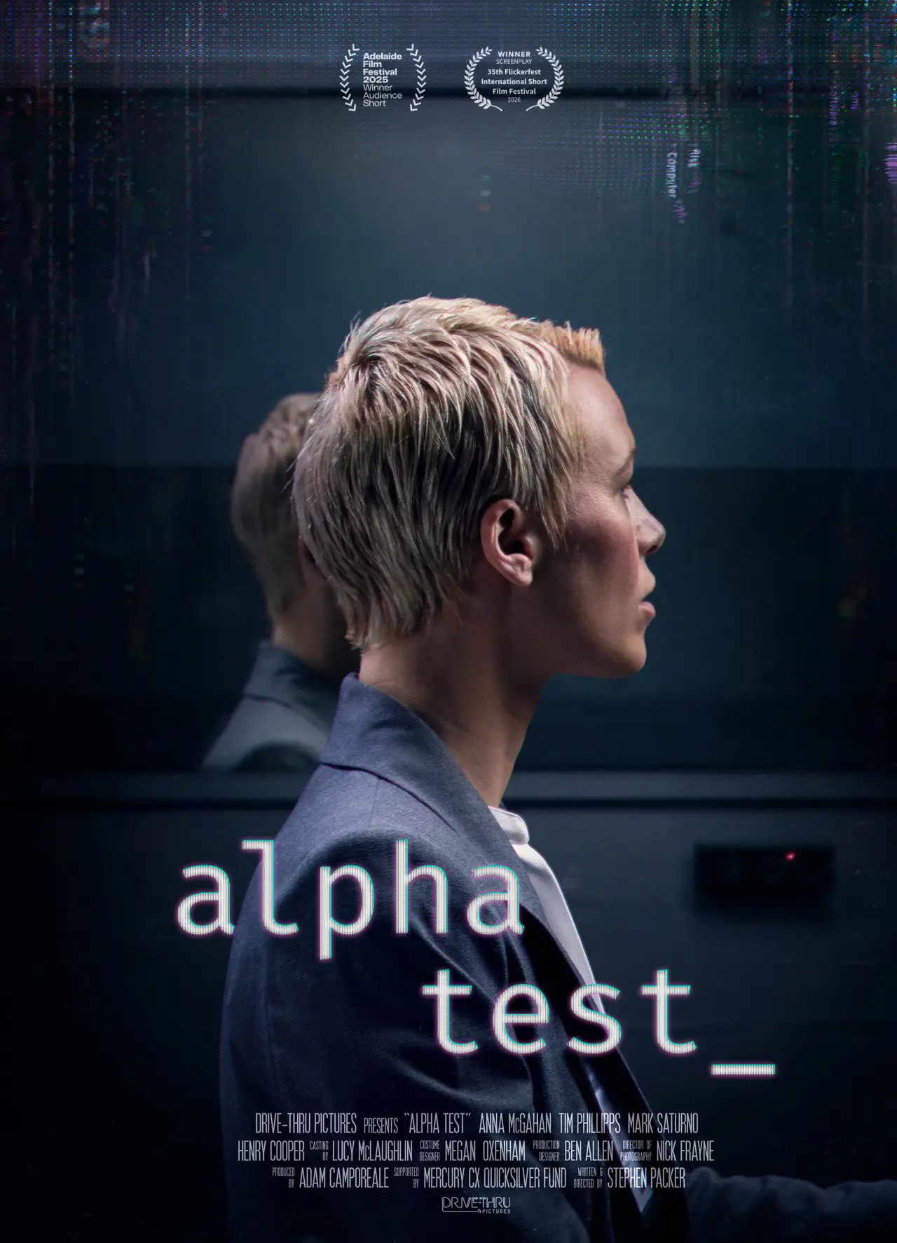 Plakat filmowy "Alpha Test"