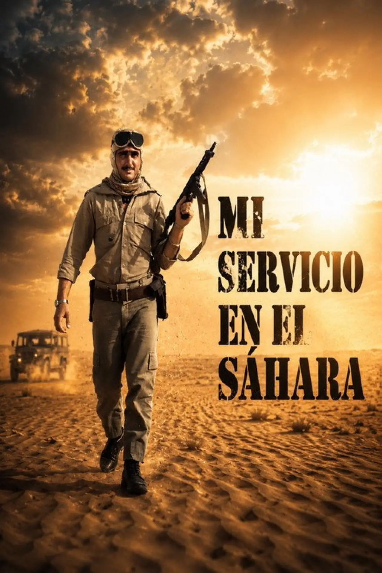 Plakat filmowy "Mi servicio en el Sahara"