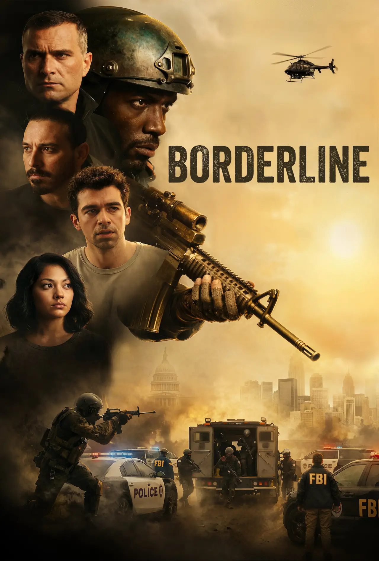 Plakat filmowy "Borderline"