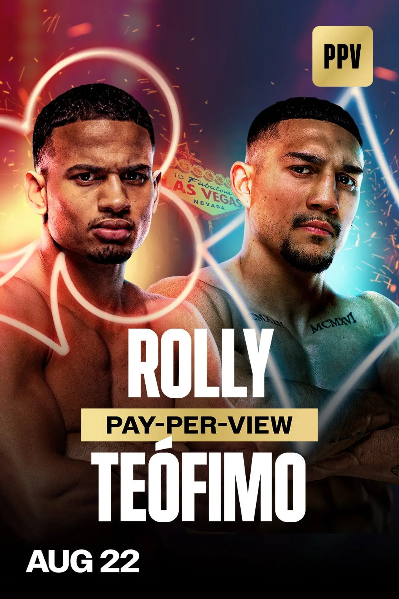 Plakat filmowy "Rolando Romero vs. Teofimo Lopez"