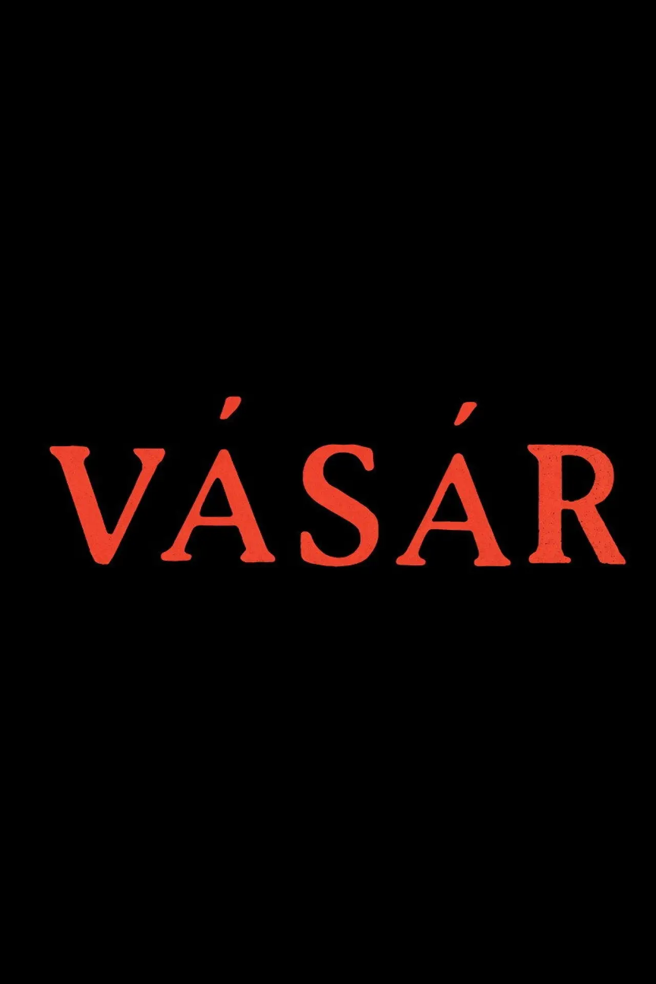 Plakat filmowy "Vásár"