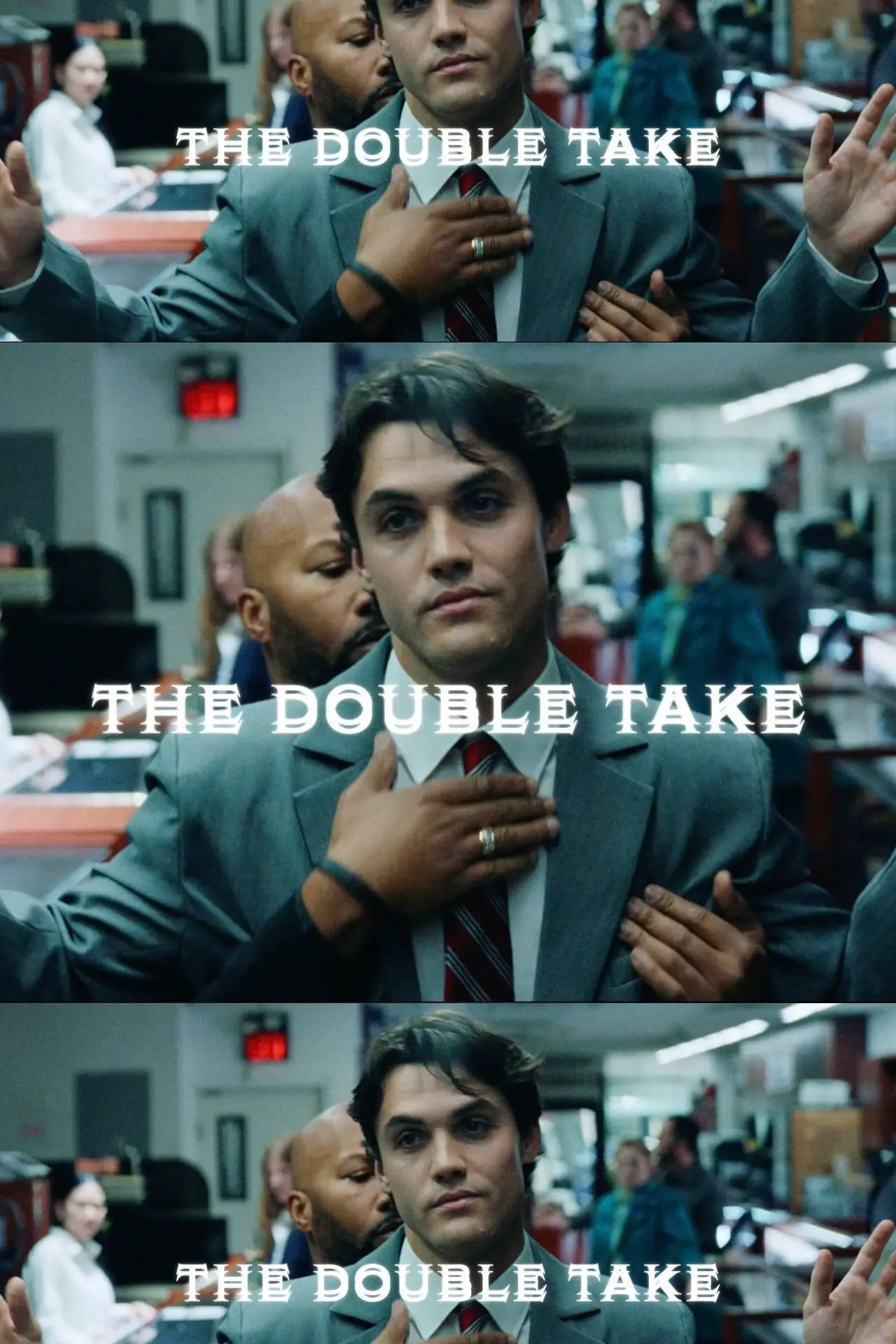 Plakat filmowy "The Double Take"