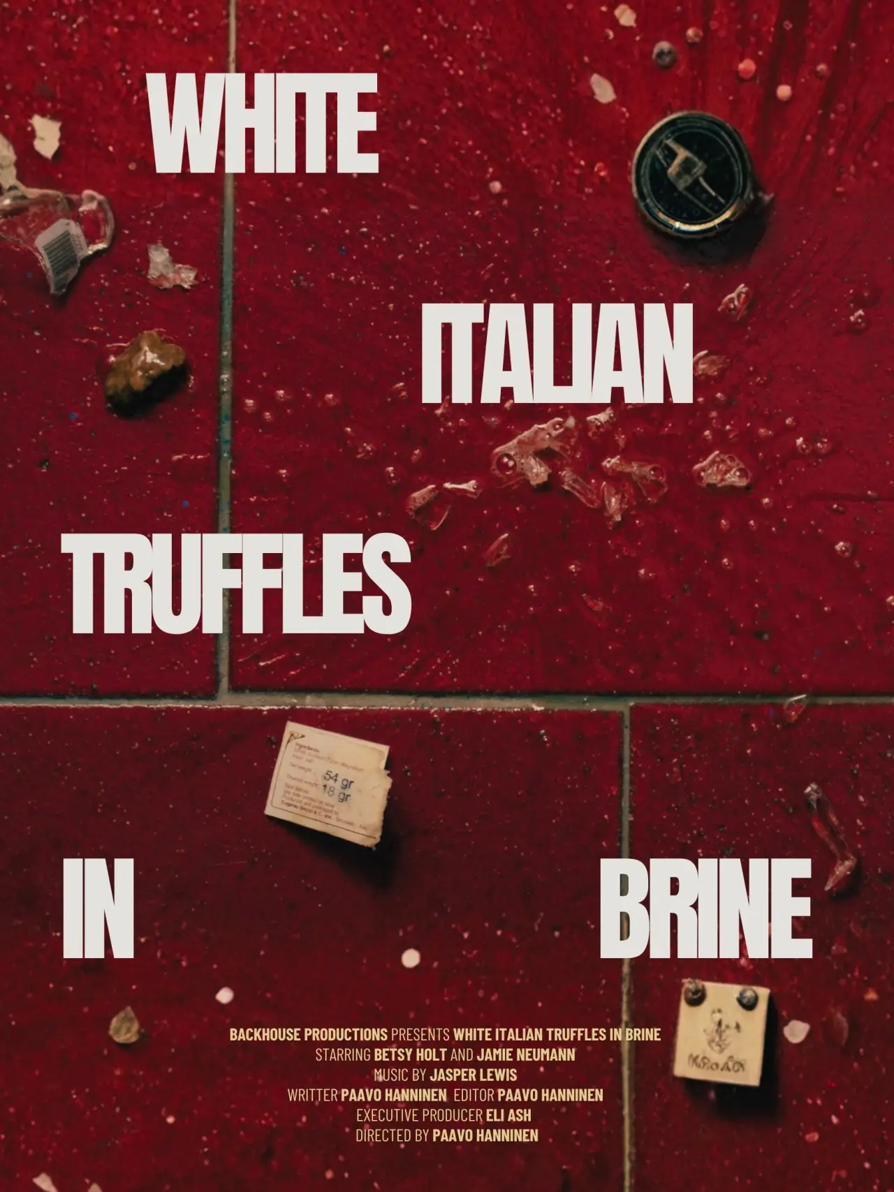 Plakat filmowy "White Italian Truffles in Brine"