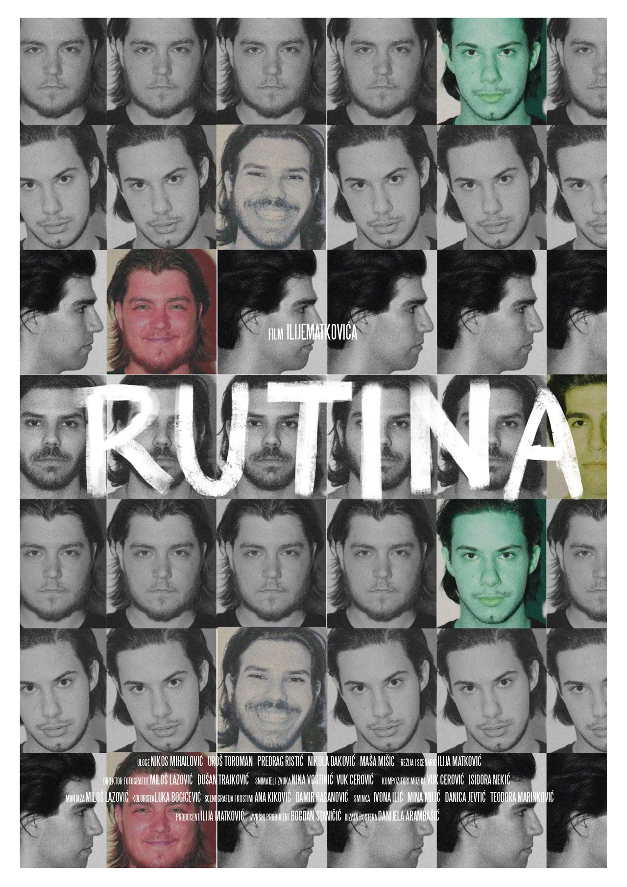 Plakat filmowy "rutina."