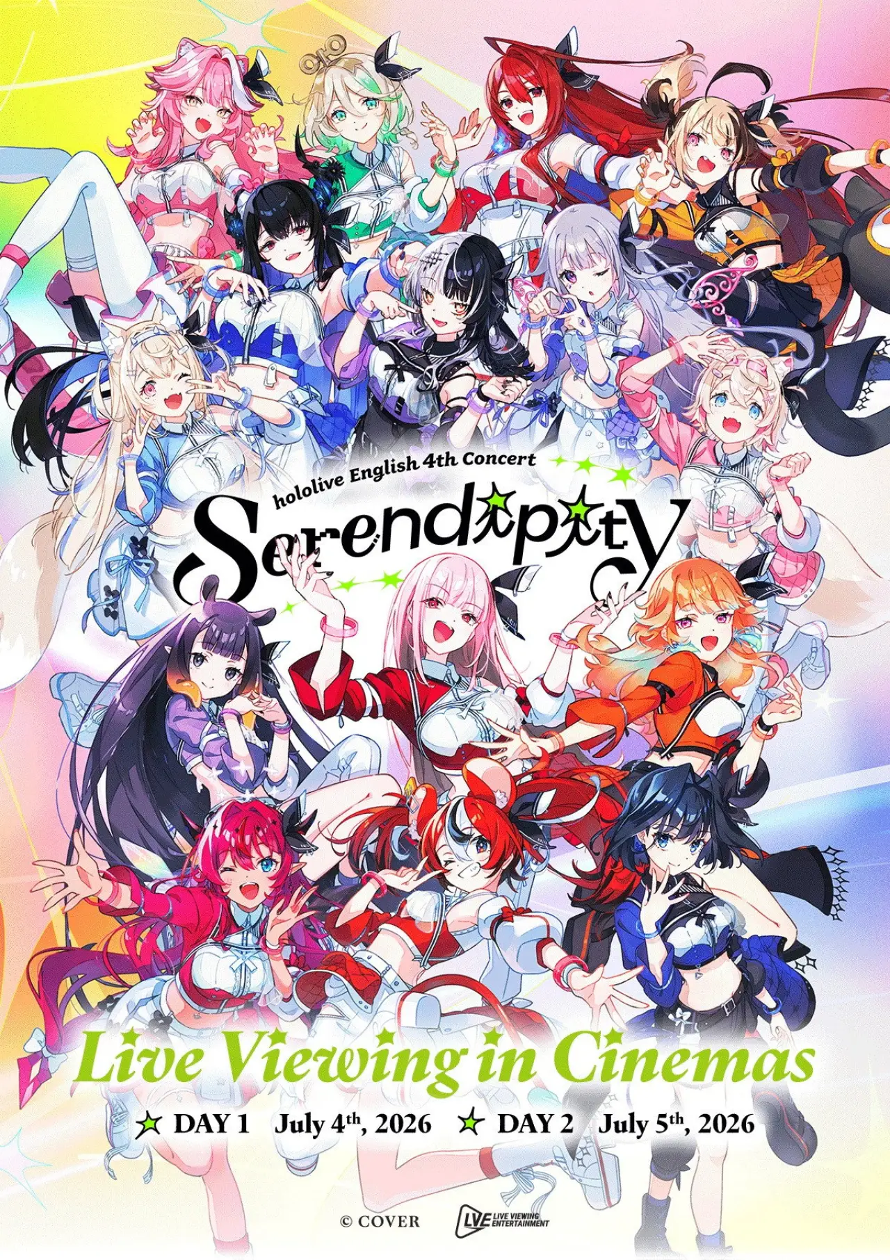 Plakat filmowy "hololive English 4th Concert - Serendipity - Day 1"