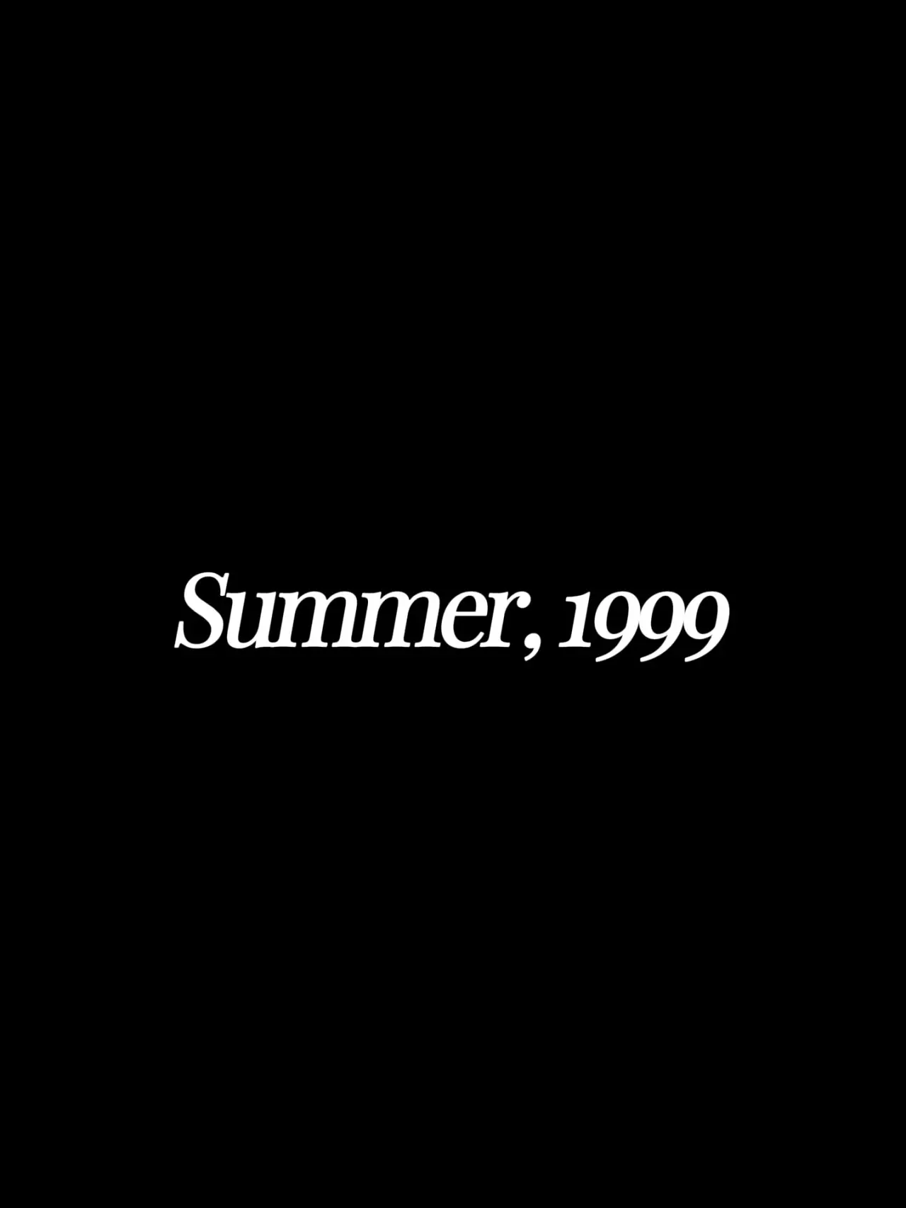 Plakat filmowy "Summer, 1999"