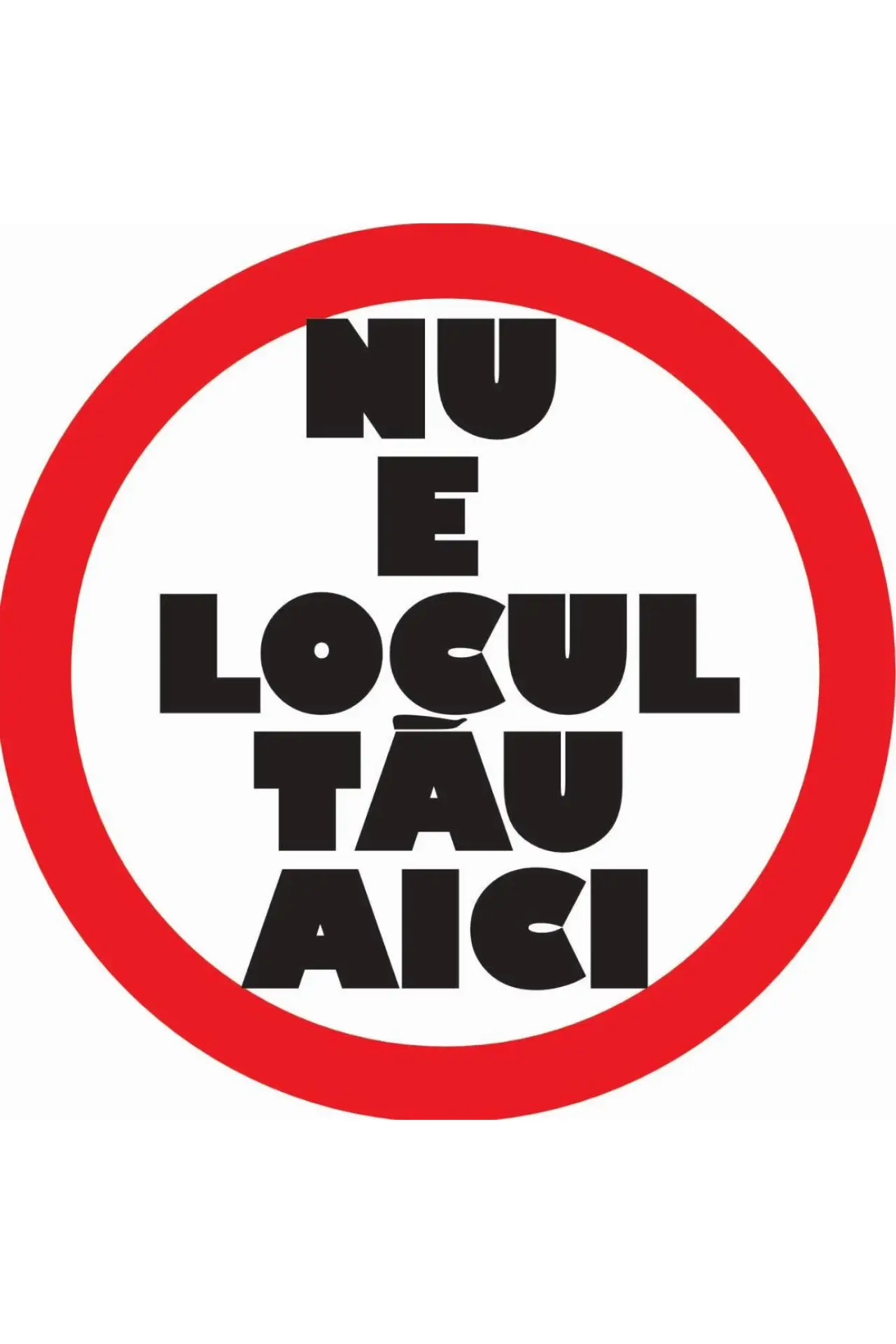 Plakat filmowy "Nu e locul tau aici"