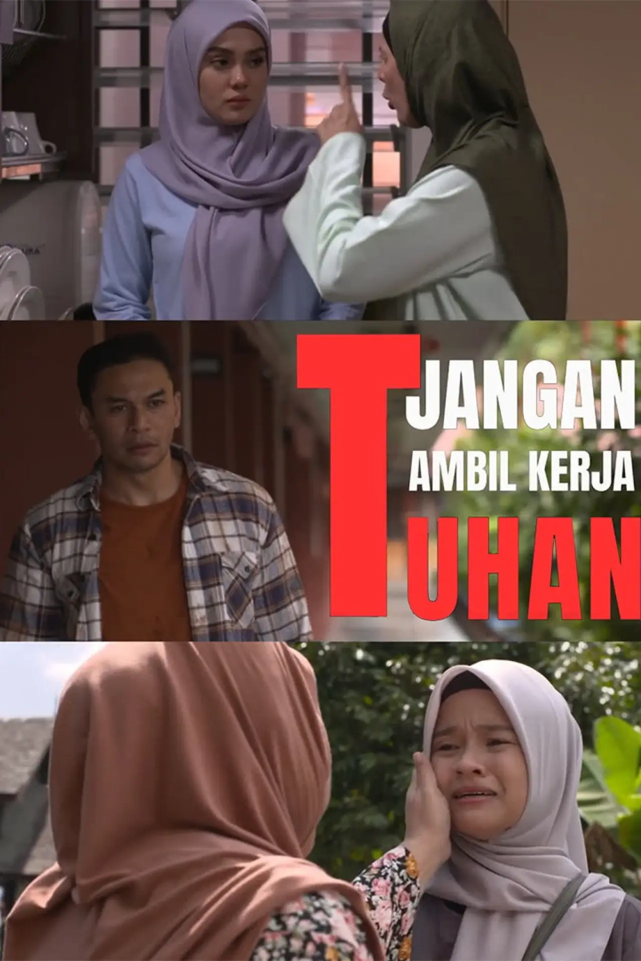 Plakat filmowy "Jangan Ambil Kerja Tuhan"