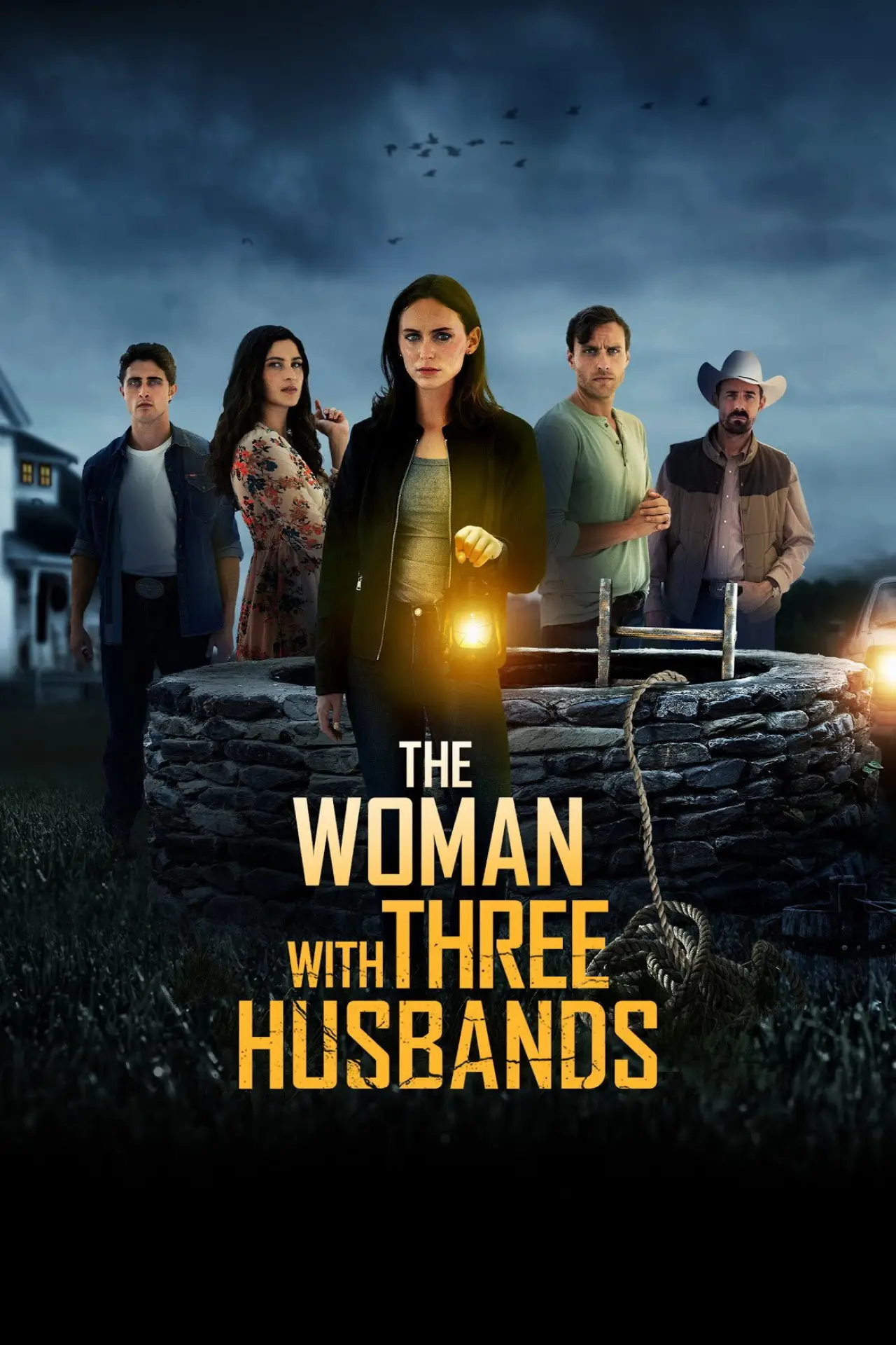 Plakat filmowy "The Woman with Three Husbands"