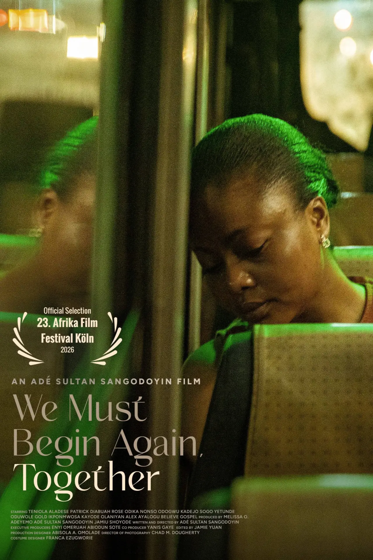 Plakat filmowy "We Must Begin Again, Together"