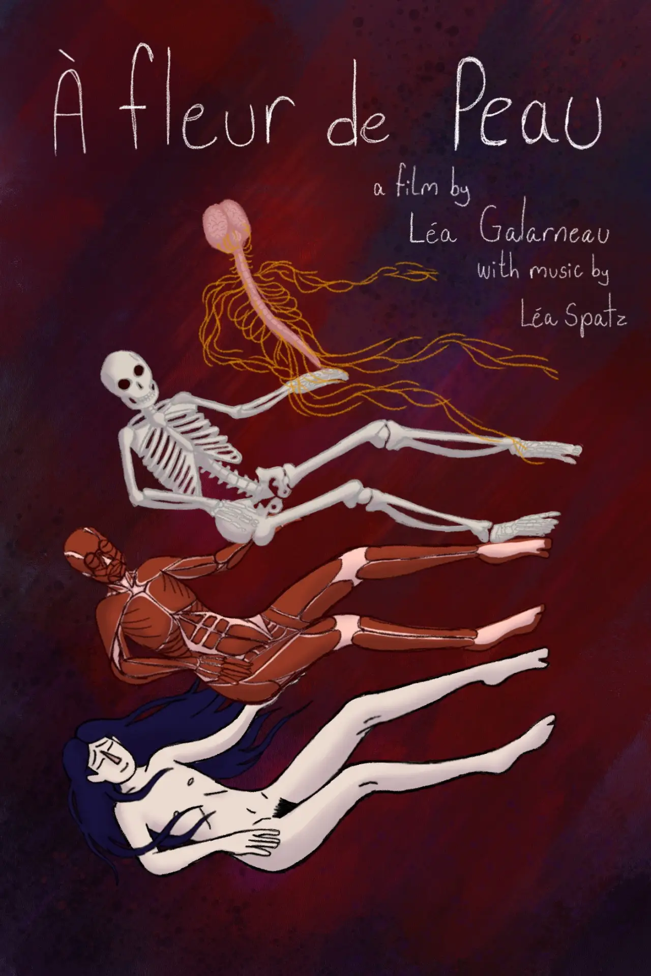 Plakat filmowy "À Fleur de Peau"