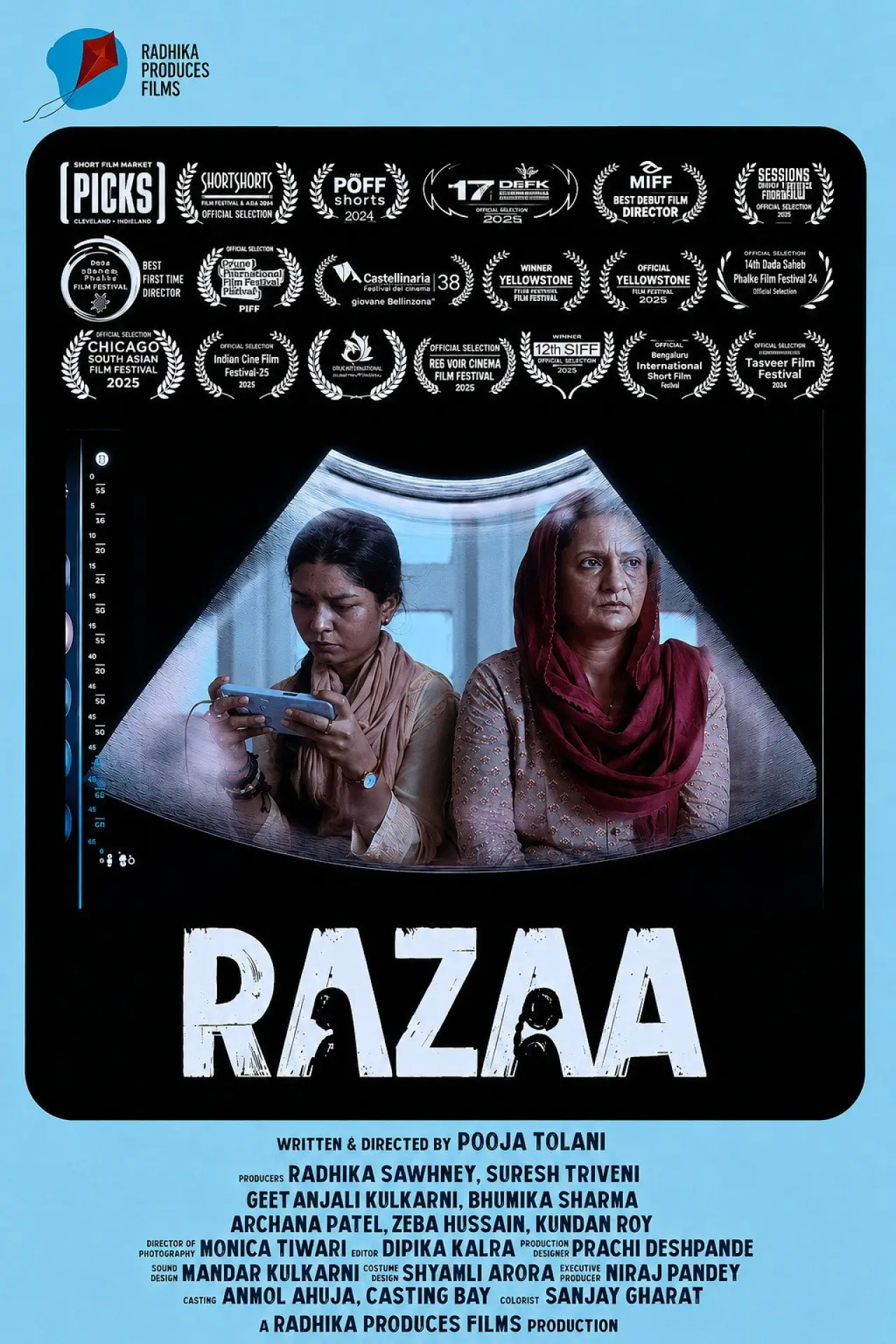 Plakat filmowy "Razaa"