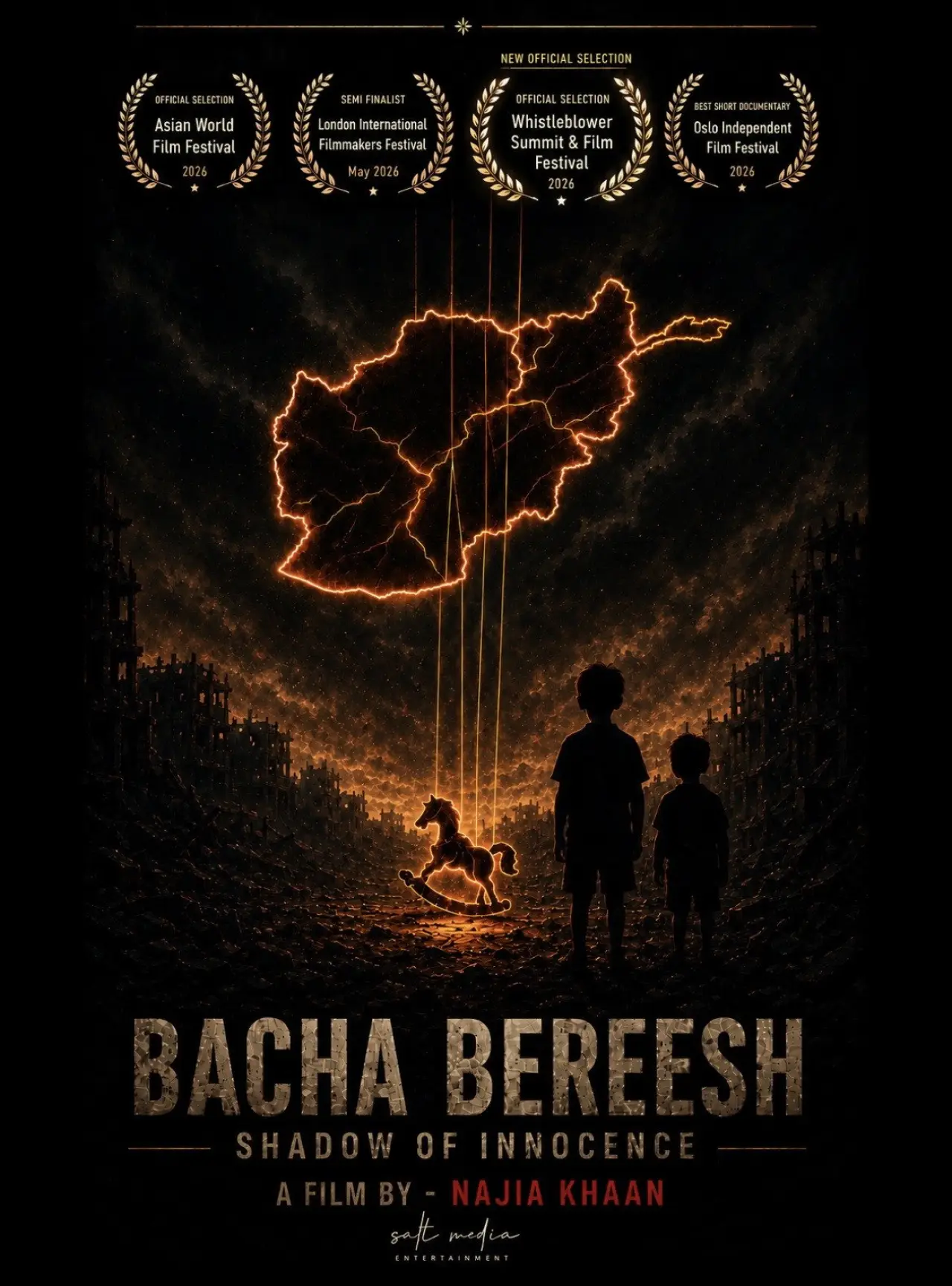 Plakat filmowy "Bacha Bareesh"