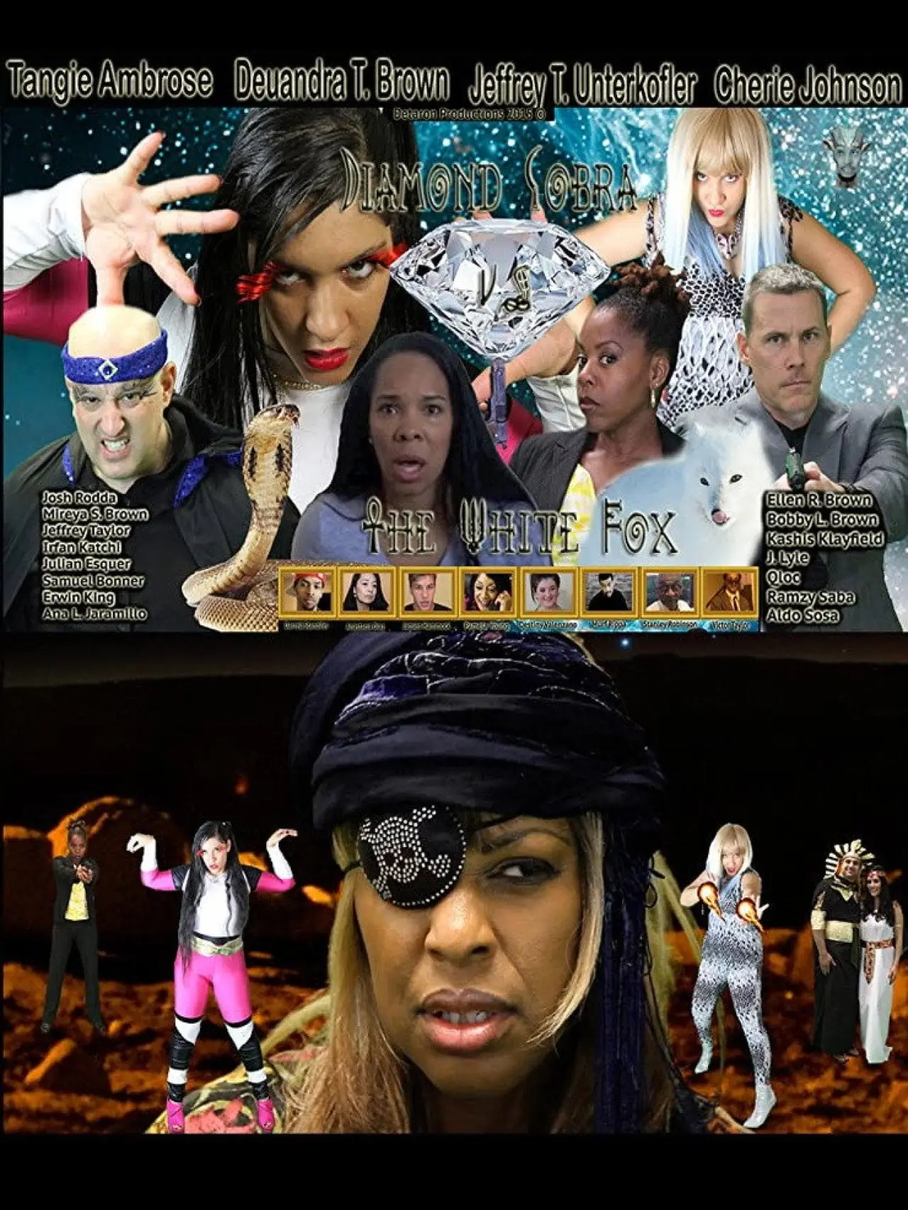 Plakat filmowy "Diamond Cobra v the White Fox"