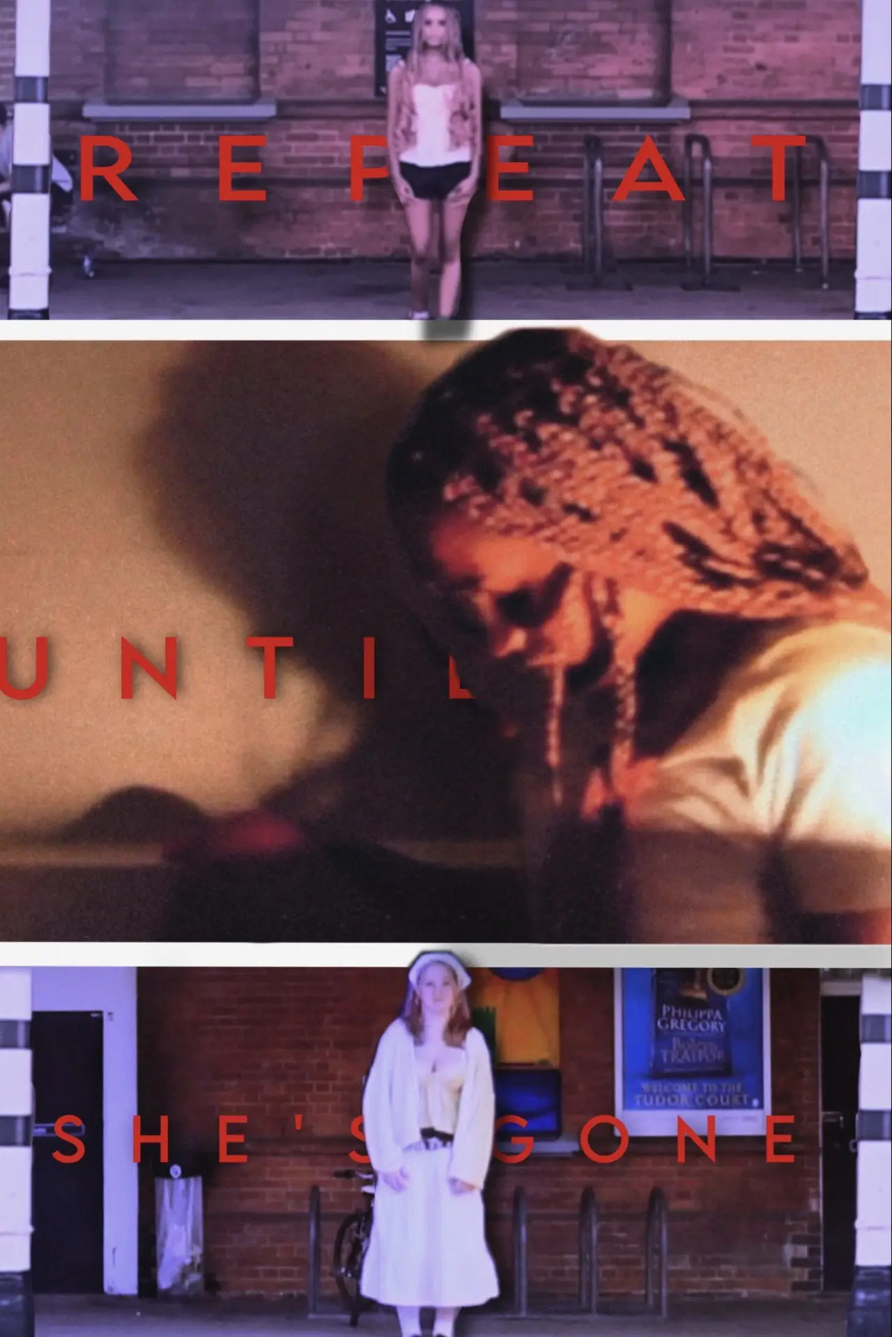 Plakat filmowy "Repeat until she’s gone"