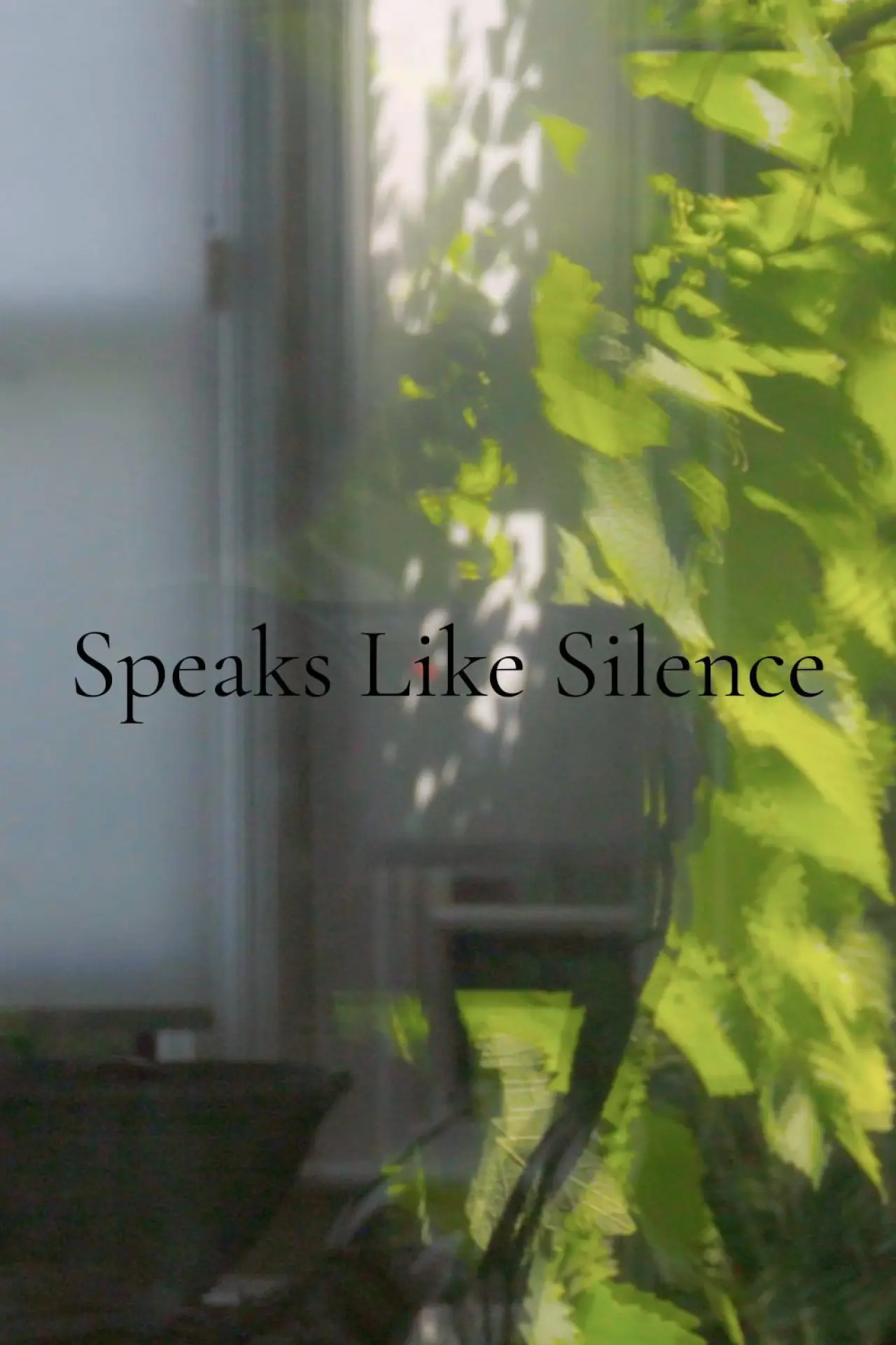 Plakat filmowy "Speaks Like Silence"