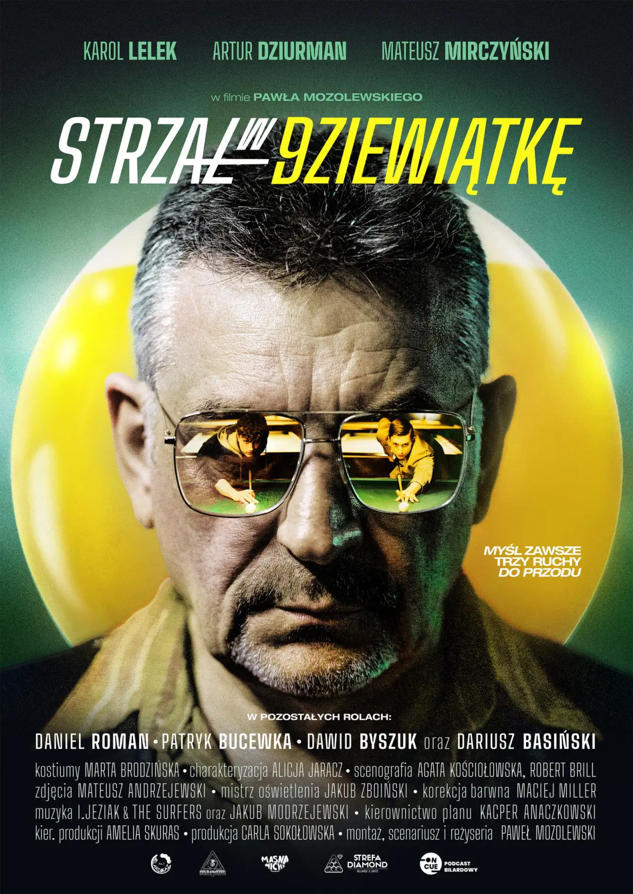 Plakat filmowy "Strzał w dziewiątkę"