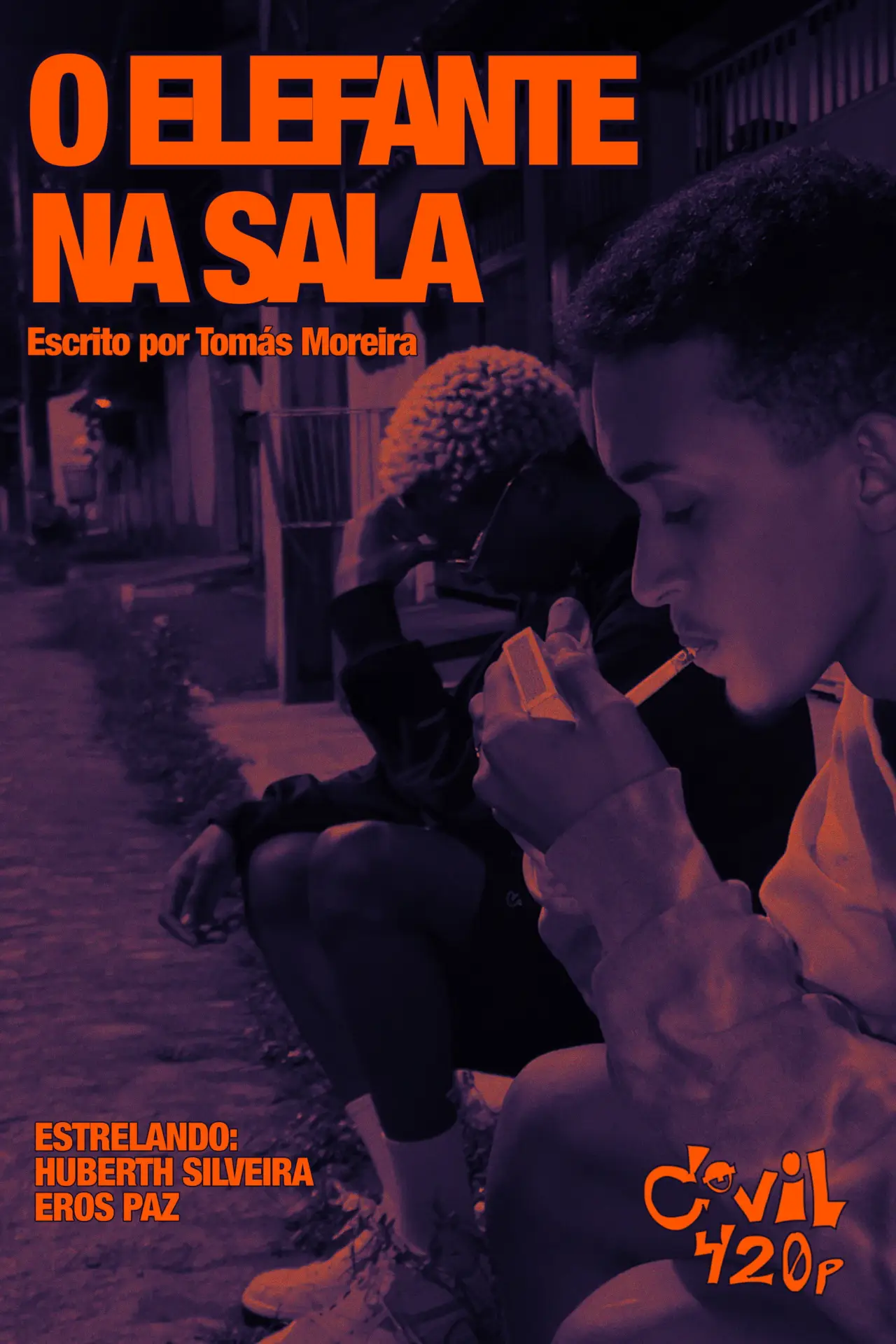 Plakat filmowy "O ELEFANTE NA SALA"