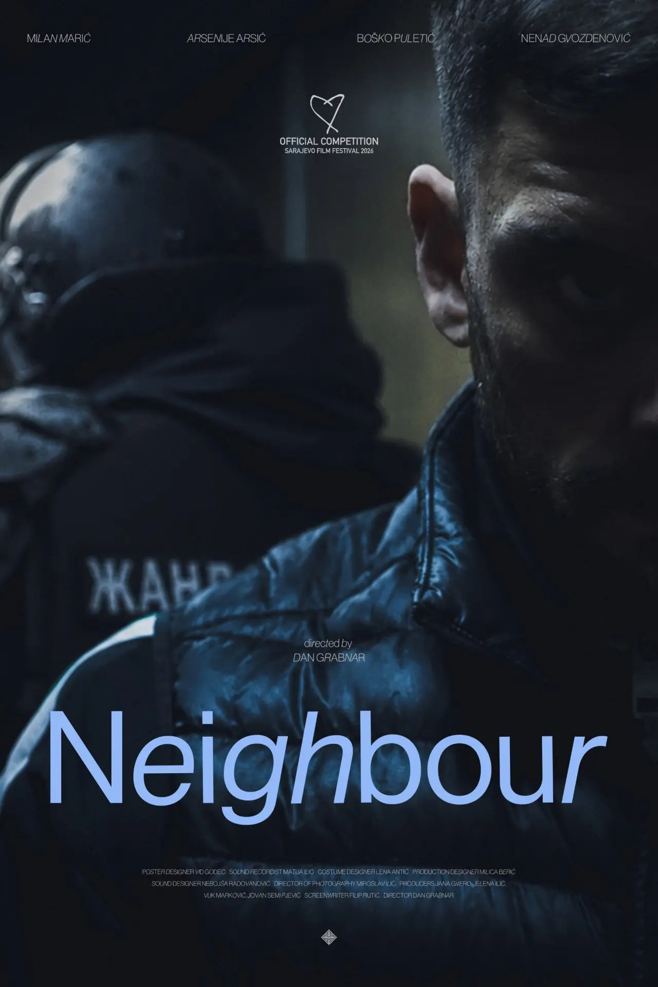 Plakat filmowy "Komšija"
