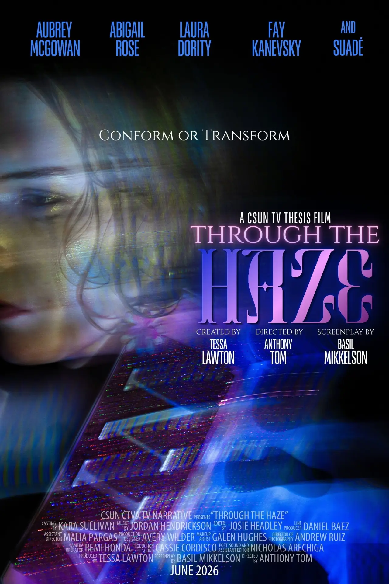Plakat filmowy "Through The Haze"