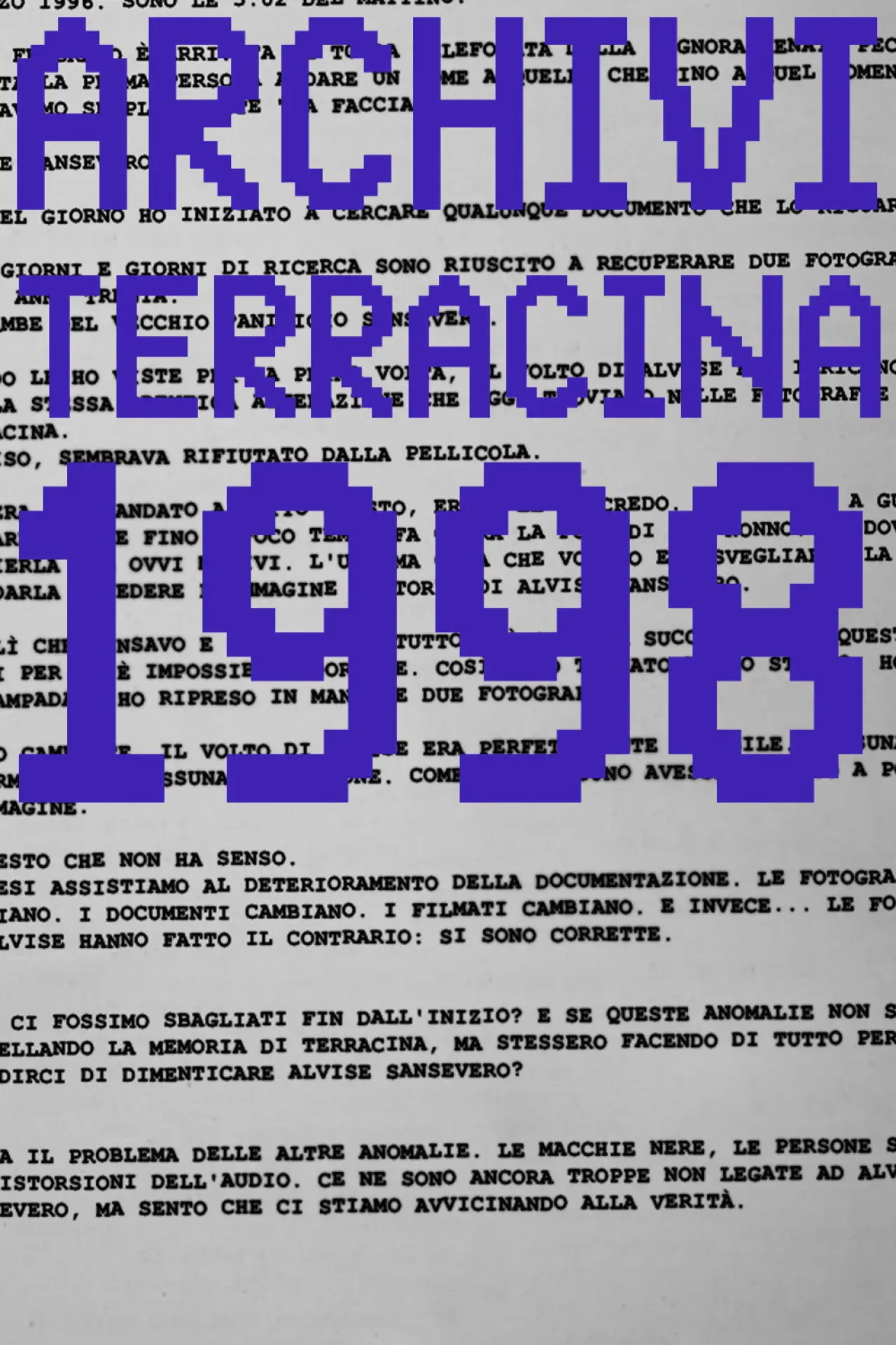 Plakat filmowy "Archivi Terracina - Episodio 4"