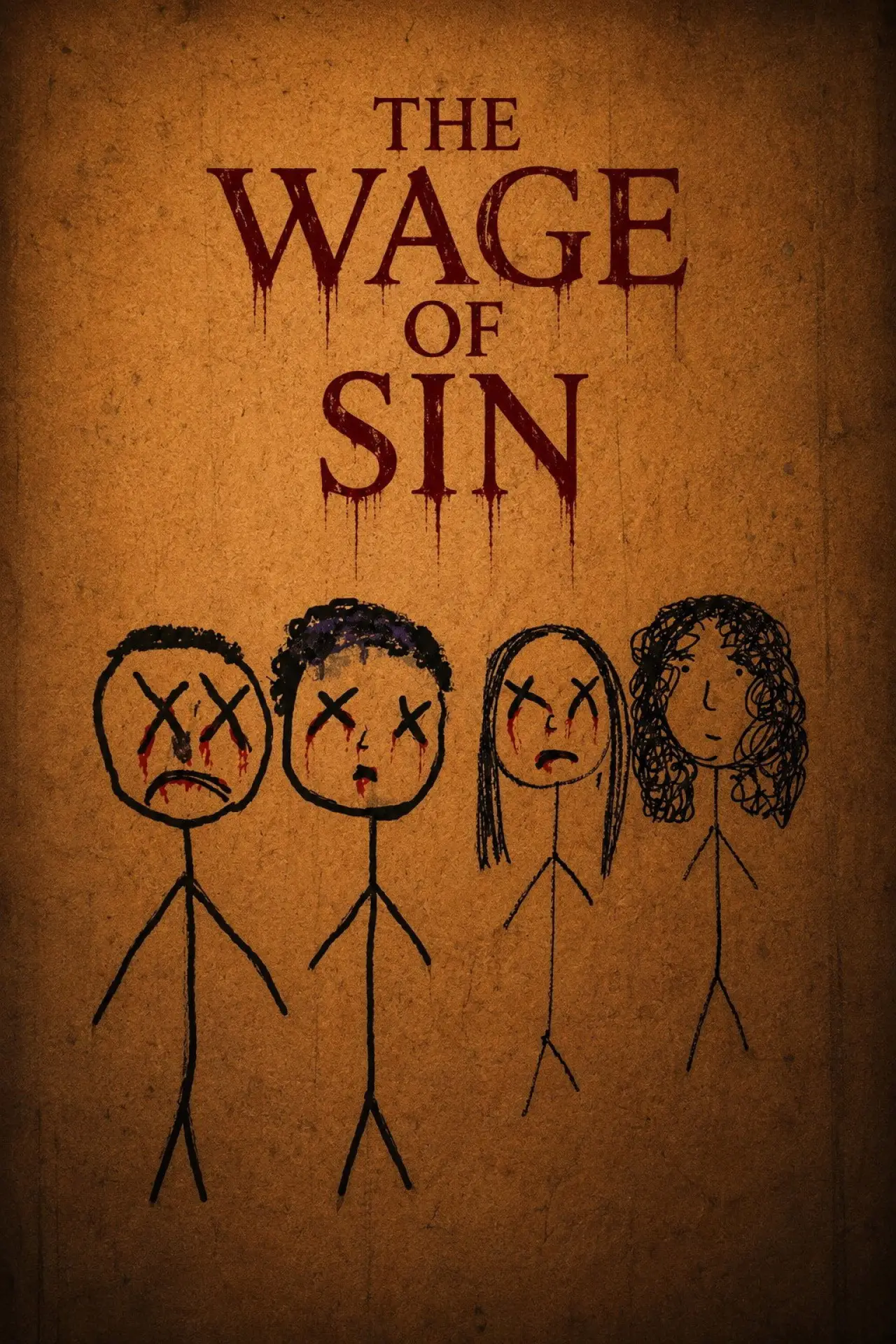 Plakat filmowy "שכר החטא"