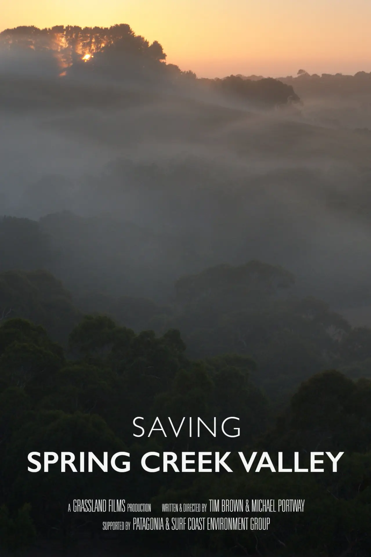 Plakat filmowy "Saving Spring Creek Valley"