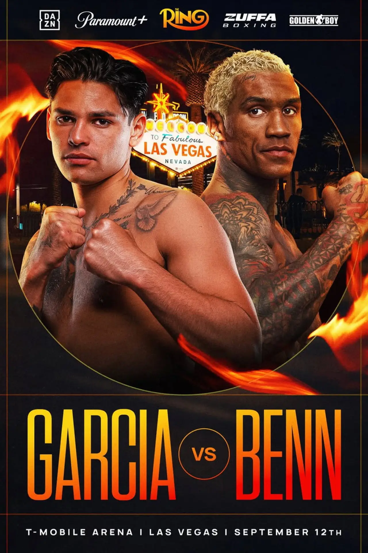 Plakat filmowy "Ryan Garcia vs. Conor Benn"