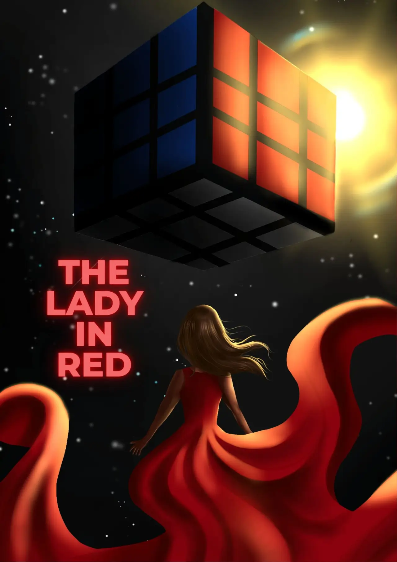 Plakat filmowy "The Lady in Red"