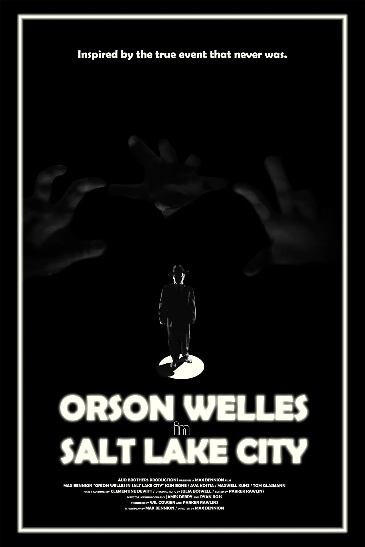 Plakat filmowy "Orson Welles in Salt Lake City"