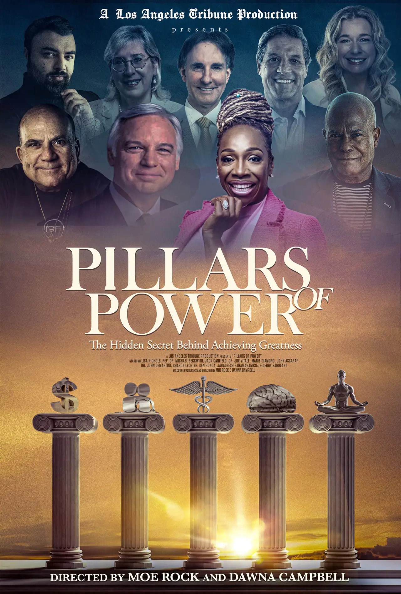 Plakat filmowy "Pillars of Power: The Hidden Secret Behind Achieving Greatness"