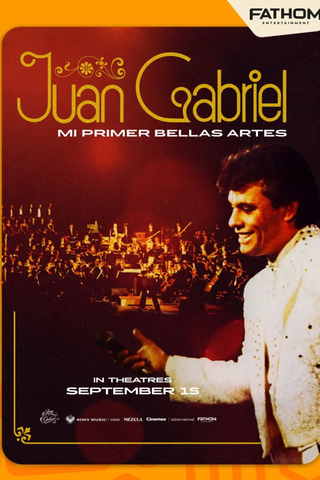 Plakat filmowy "Juan Gabriel: Mi Primer Bellas Artes"