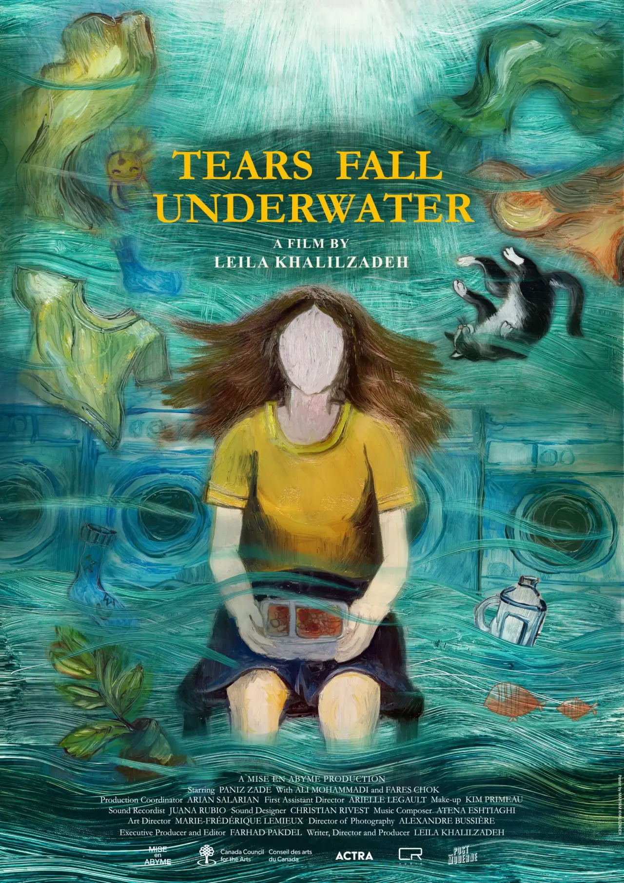 Plakat filmowy "Tears Fall Underwater"