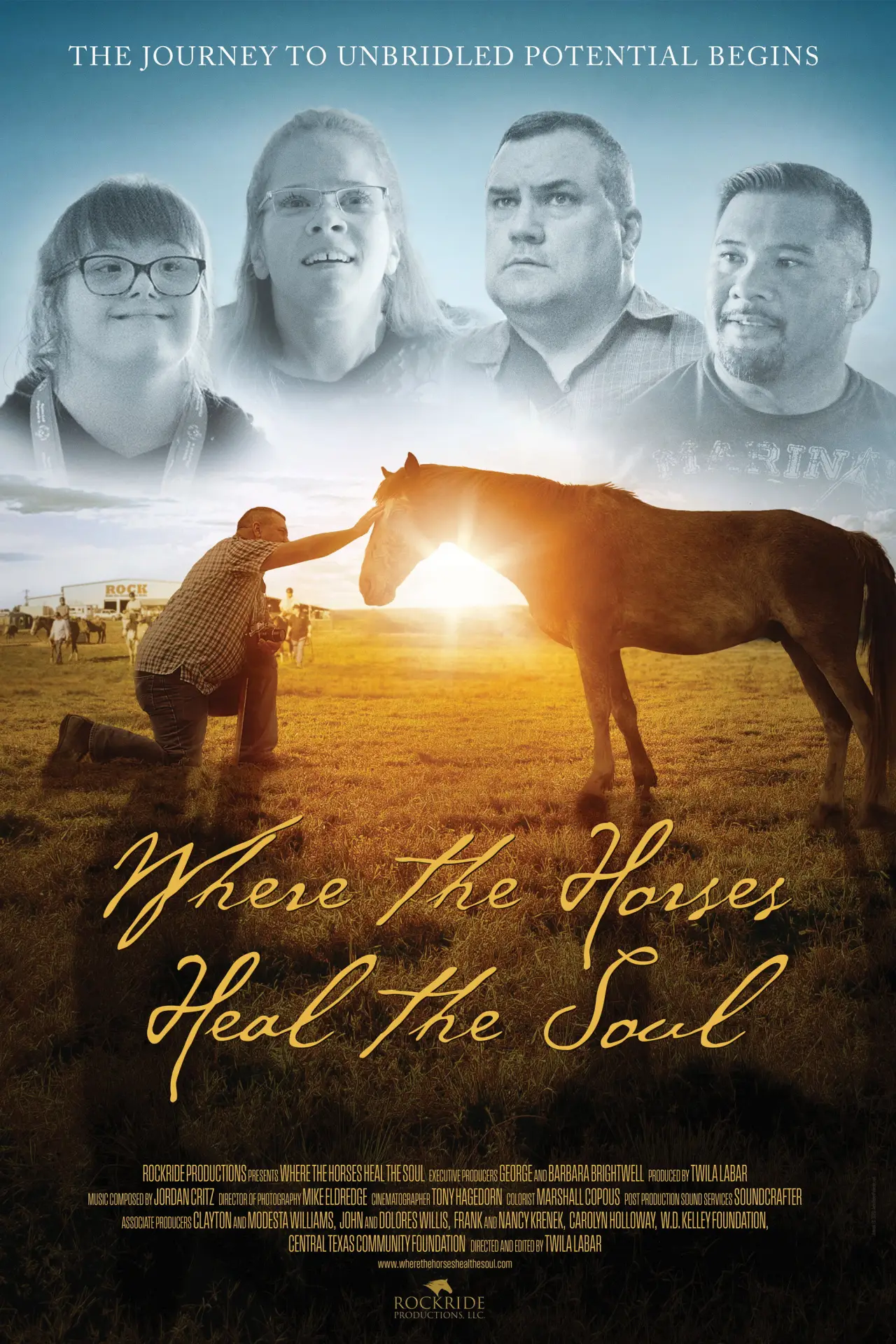 Plakat filmowy "Where the Horses Heal the Soul"