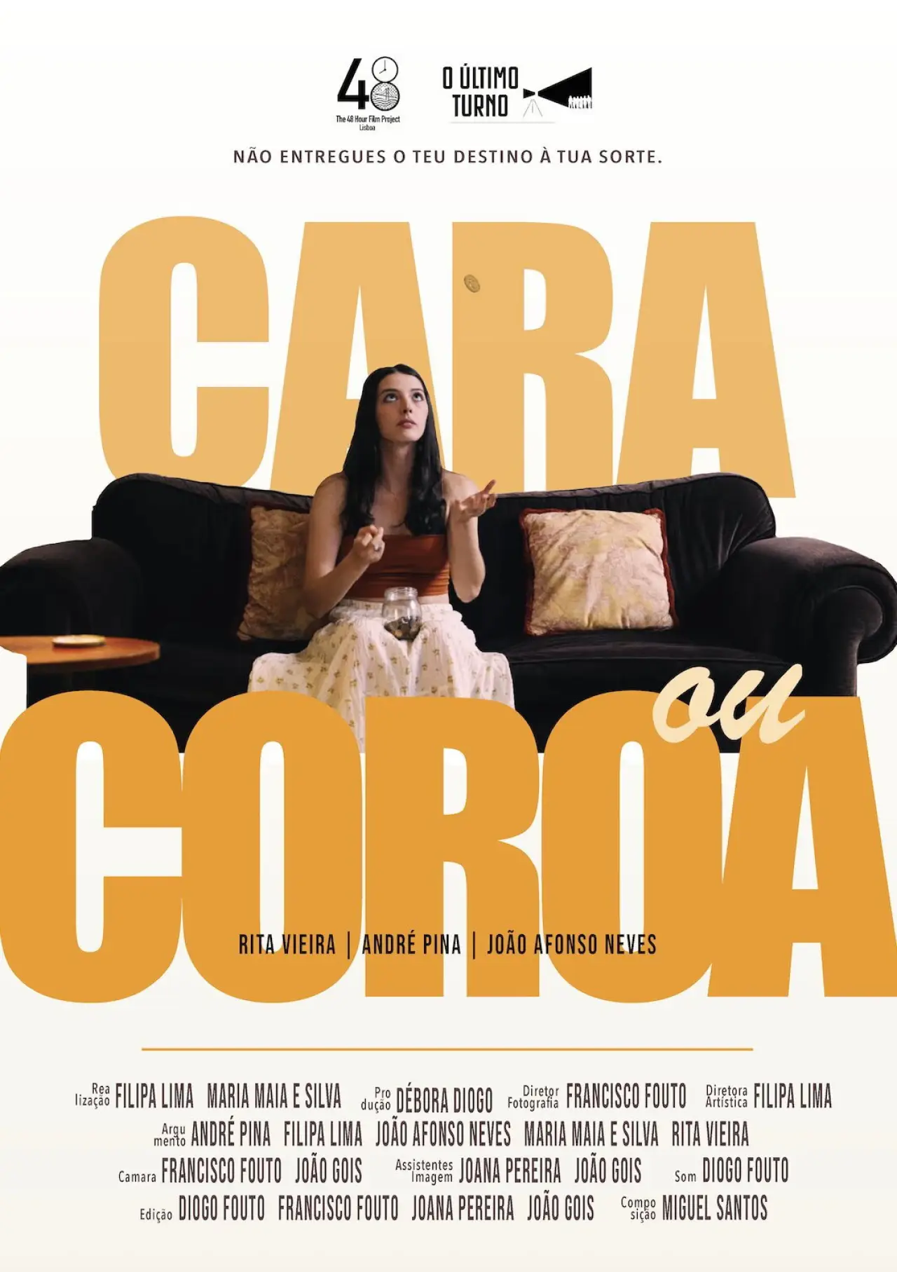 Plakat filmowy "Cara ou Coroa"