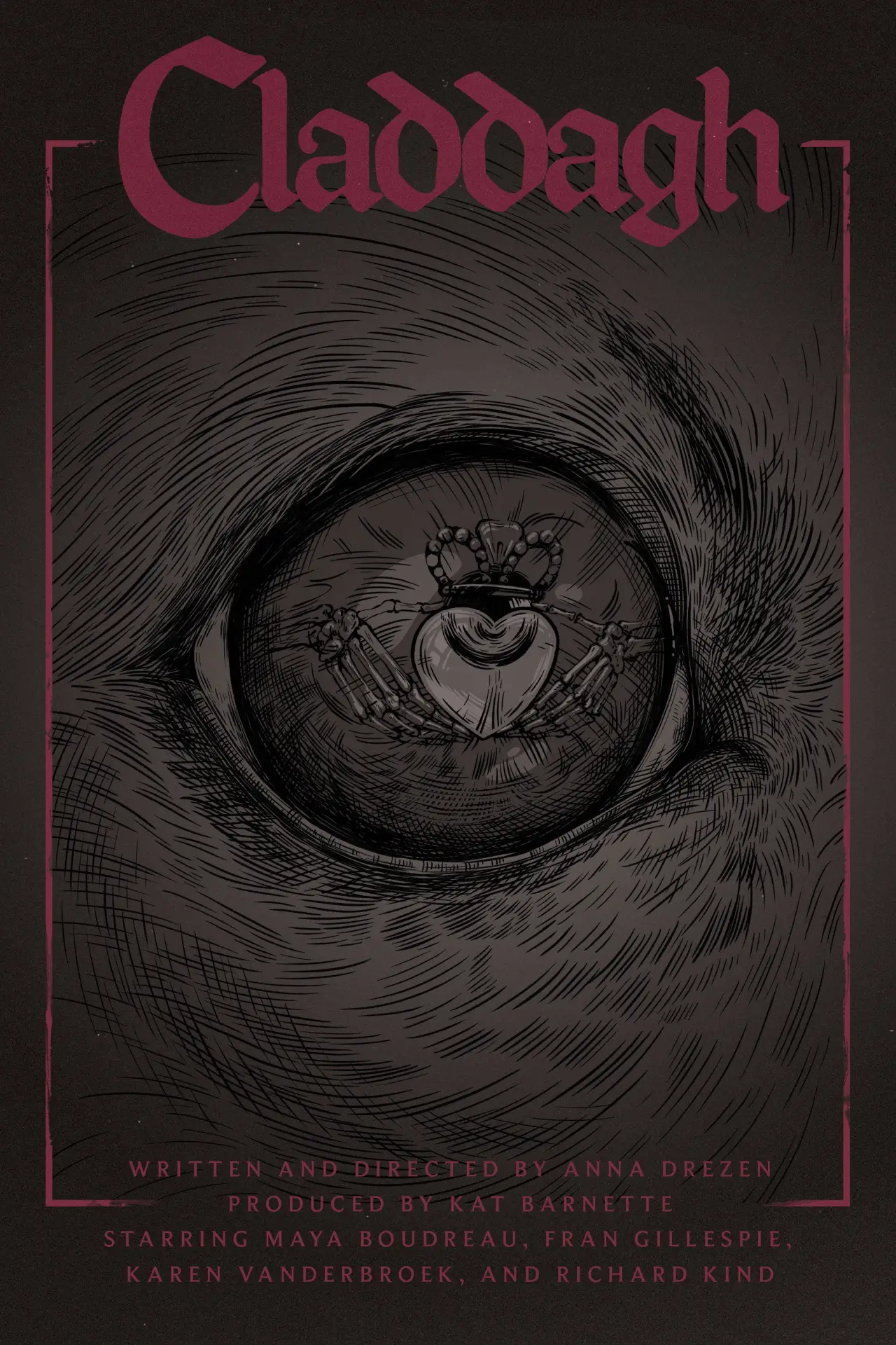 Plakat filmowy "Claddagh"