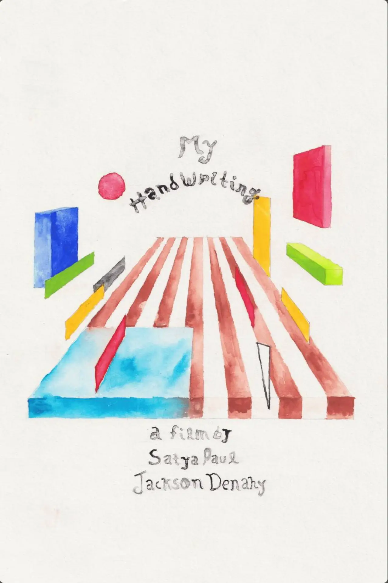 Plakat filmowy "My Handwriting"